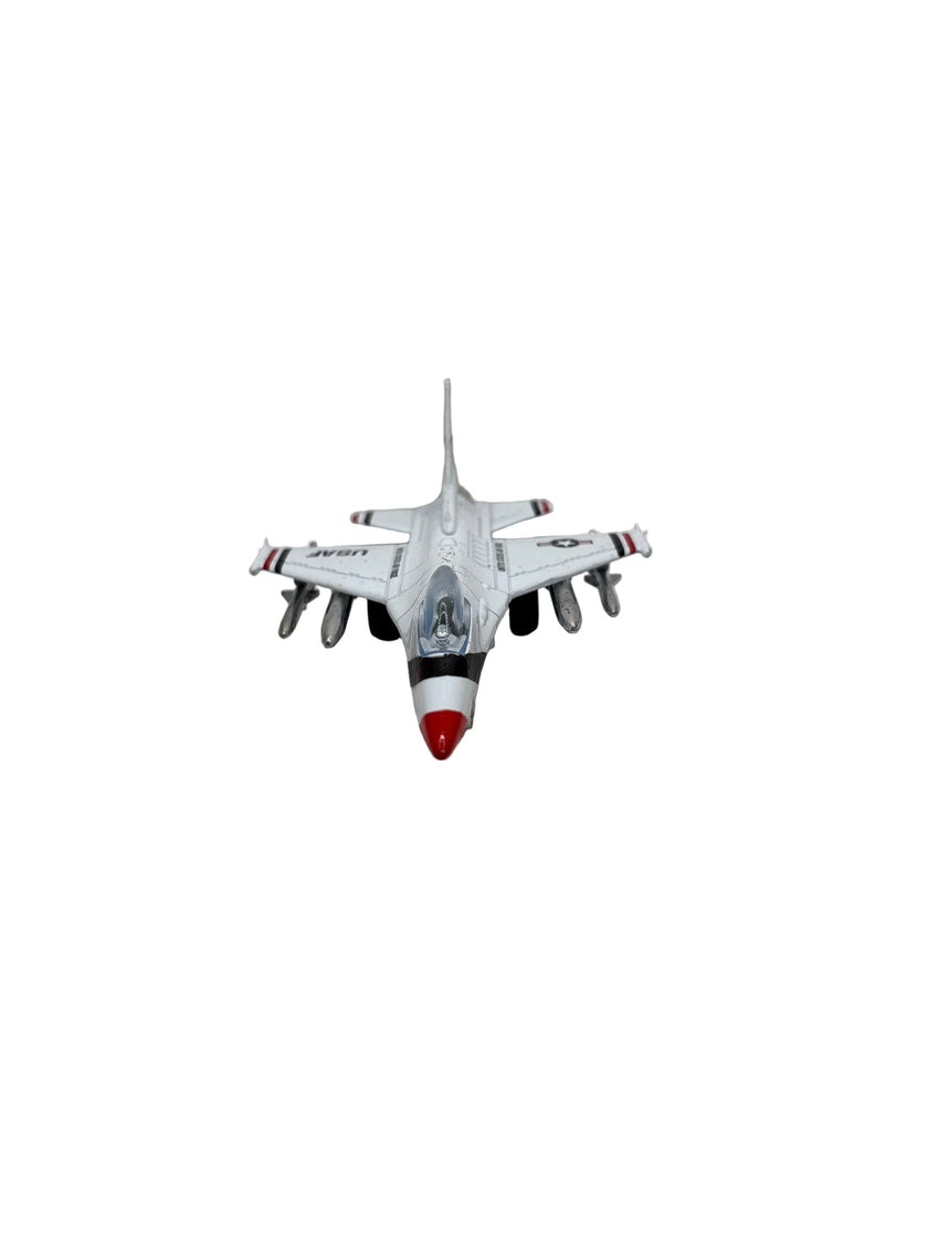 General Dynamics F-16 Fighting Falcon Diecast white