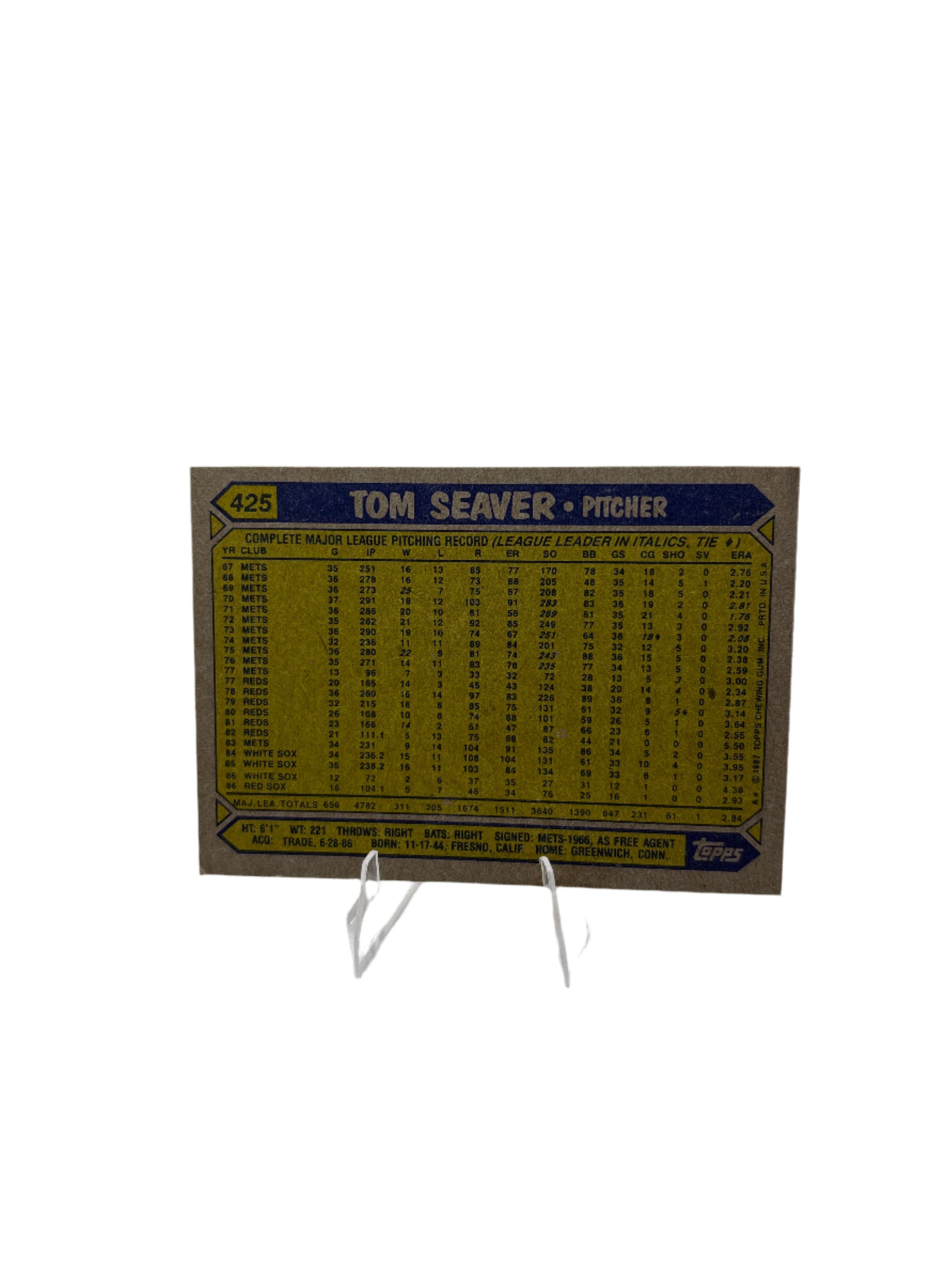 Topps Tom Seaver