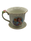 Shirley Temple 4 Cup And Saucer Set