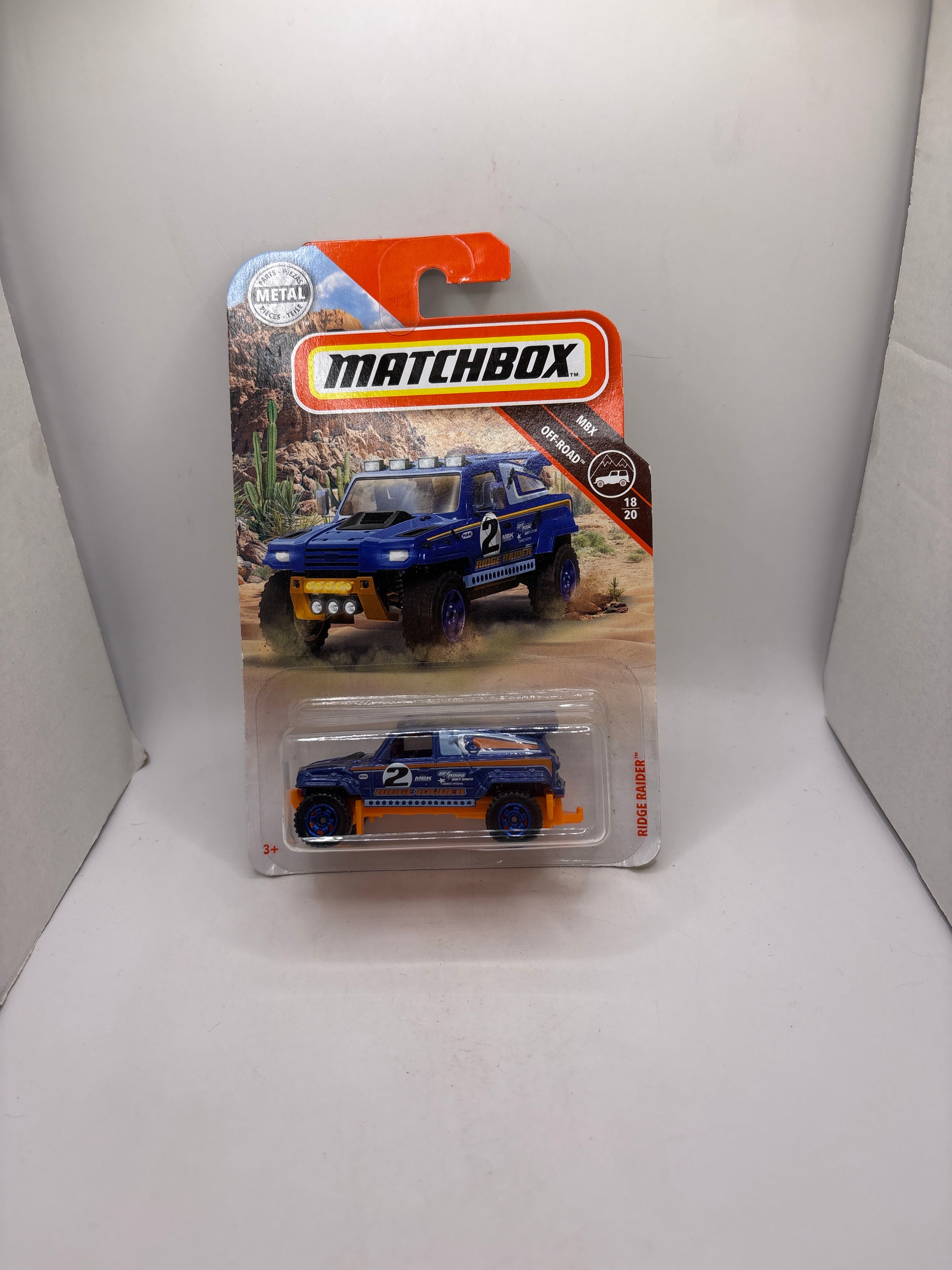 Matchbox Ridge Raider Diecast blue