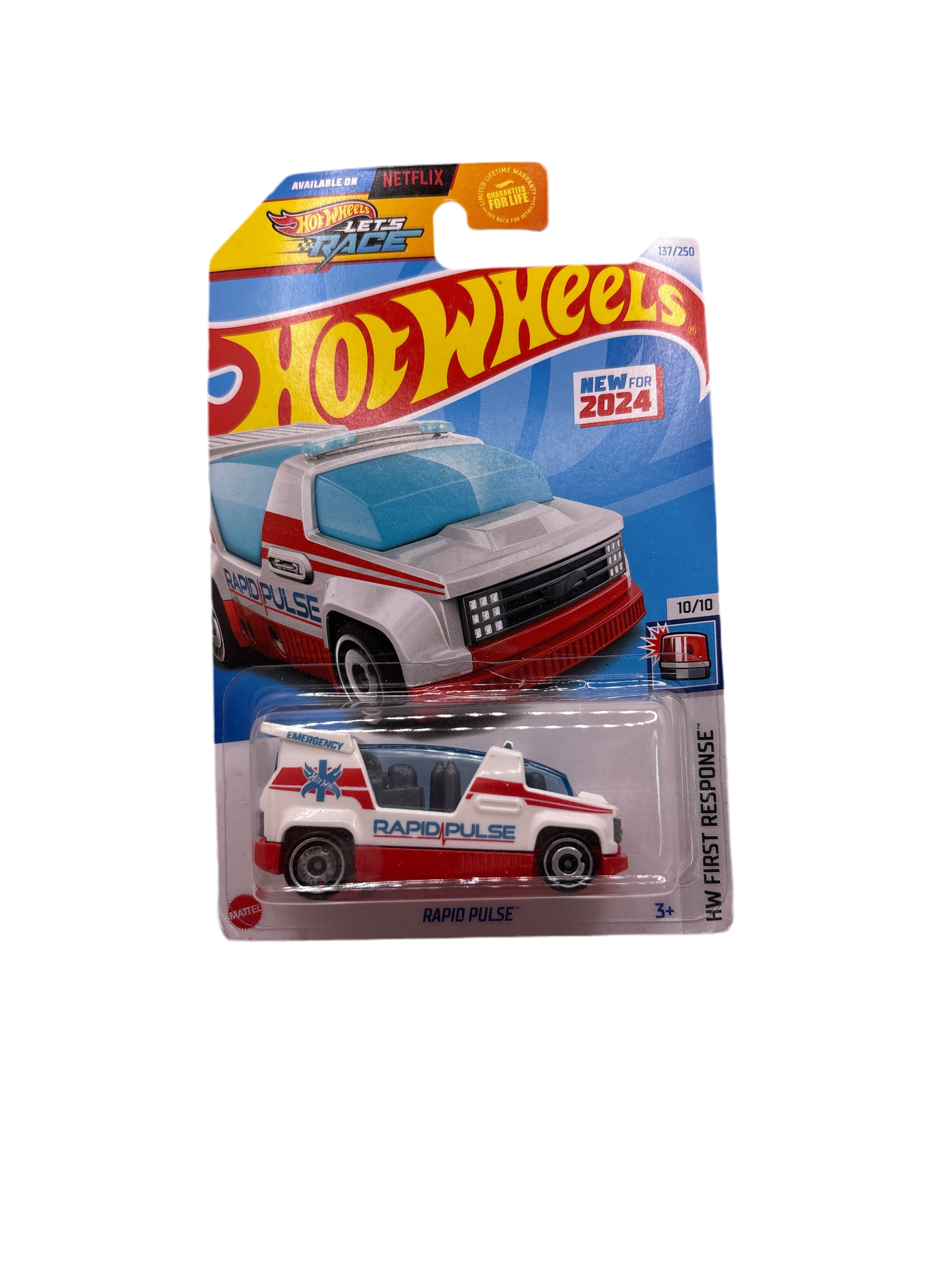 Hot Wheels Rapid Pulse Diecast white