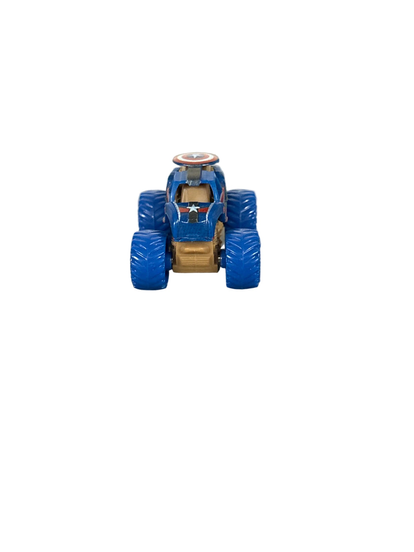 Spin Master Captain America Monster Truck Diecast blue