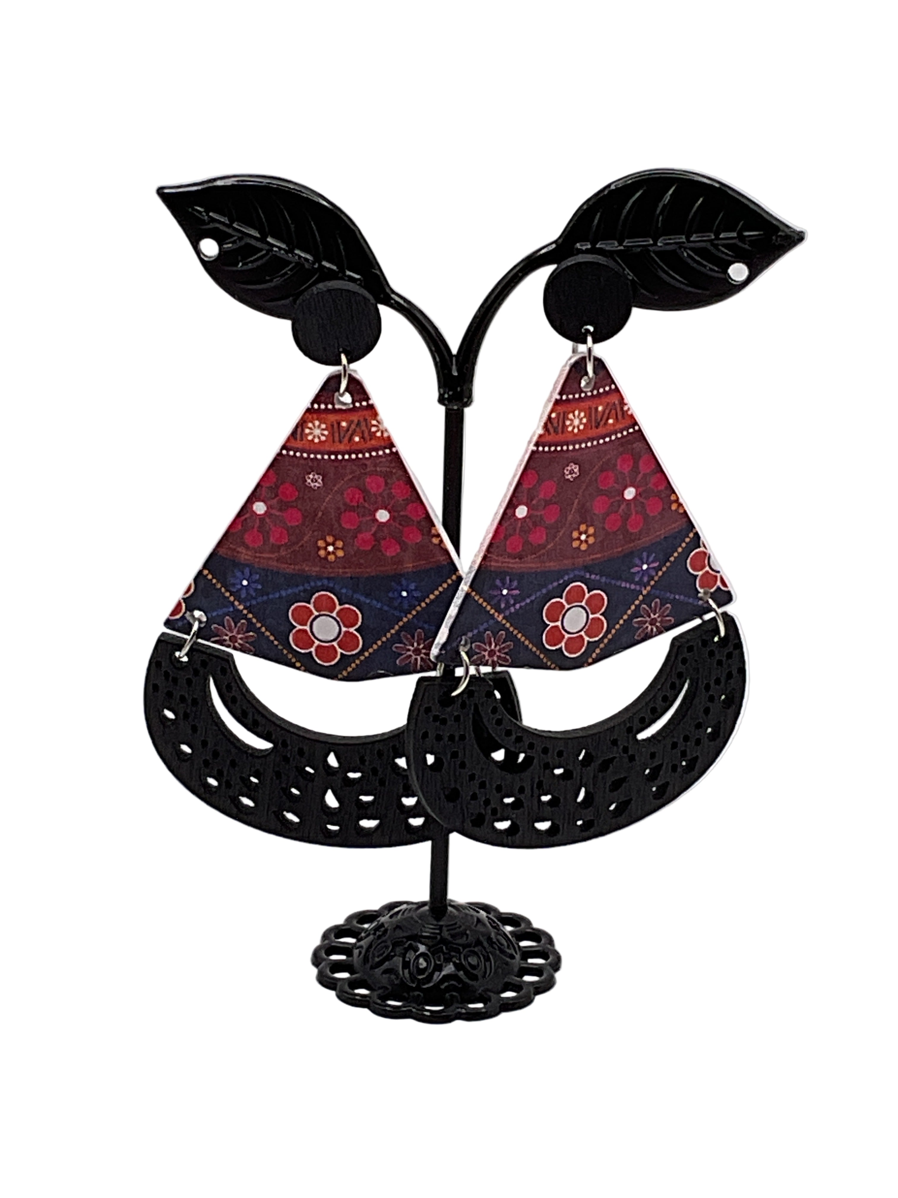 Flower earrings