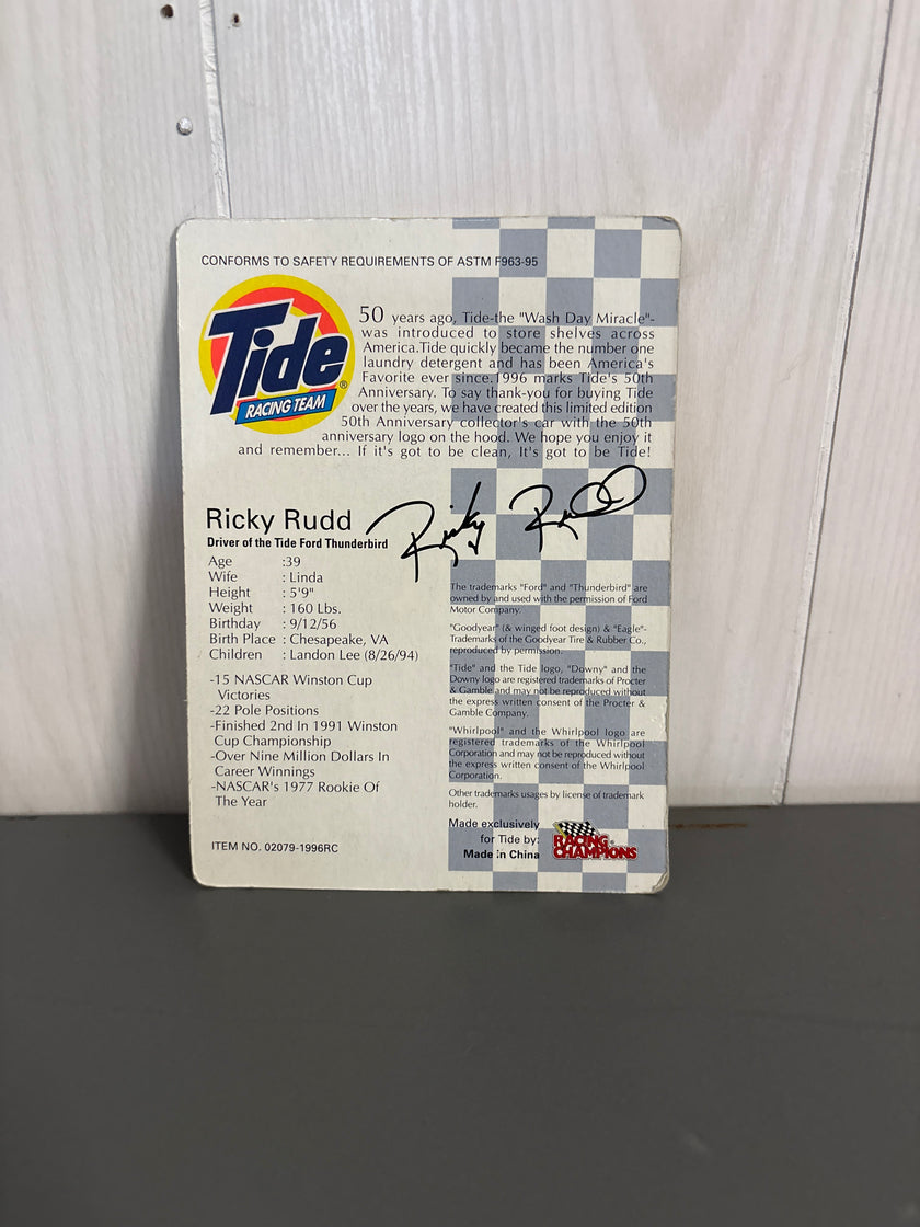 Racing Champions Ricky Rudd Diecast multi color