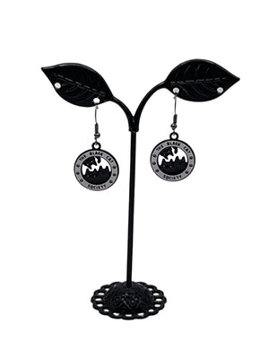 Black Cat Society Earrings