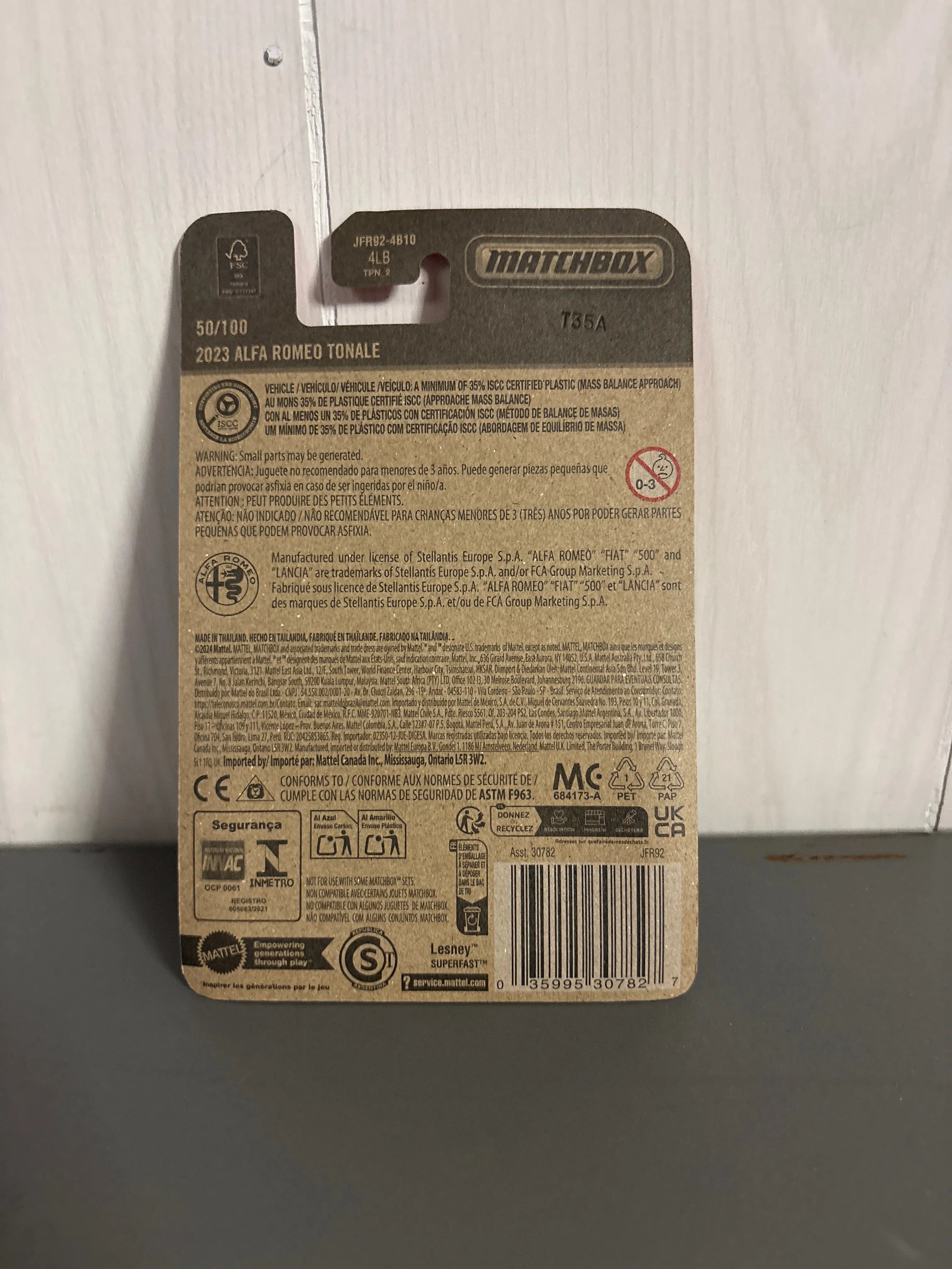 Matchbox 2023 Alfa Romeo Tonale Diecast