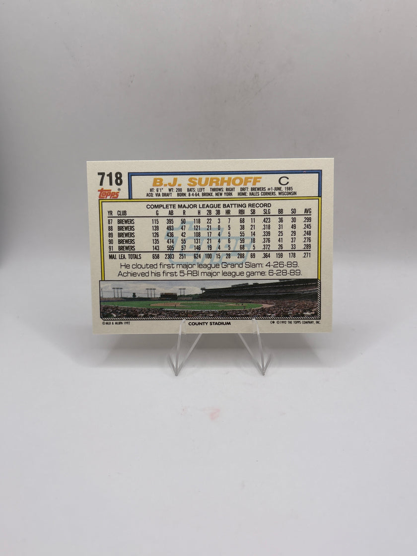 Topps B.J. Surhoff