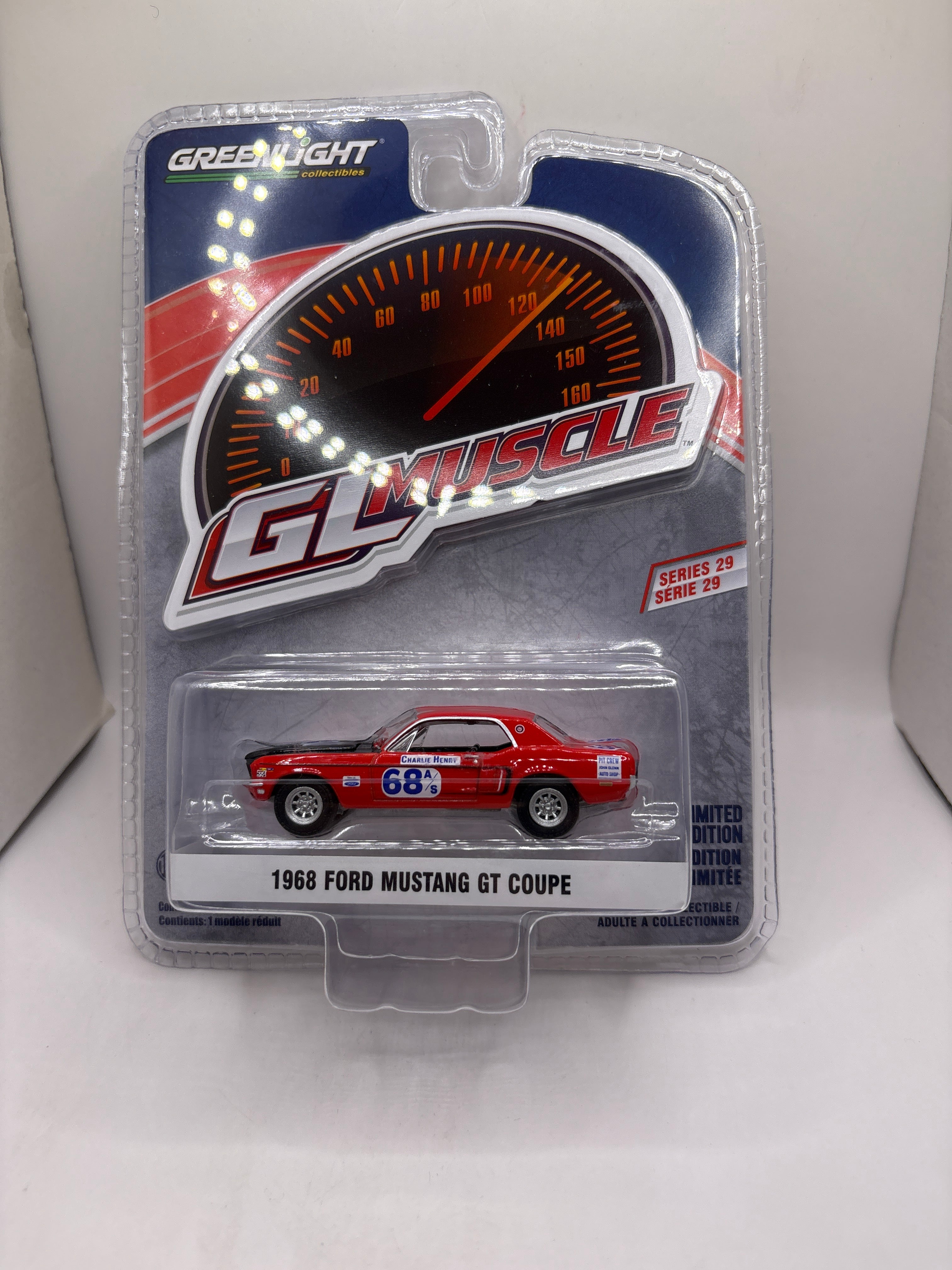 Greenlight 1968 Ford Mustang GT Coupe Diecast