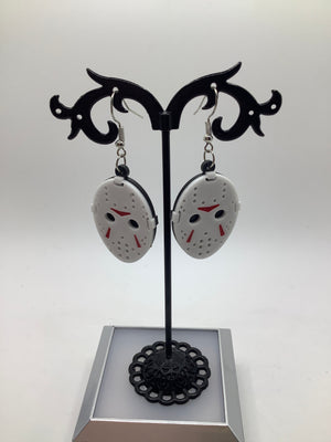 Jason Voorhees Mask Earrings