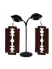 Wooden Razor Blade Earrings