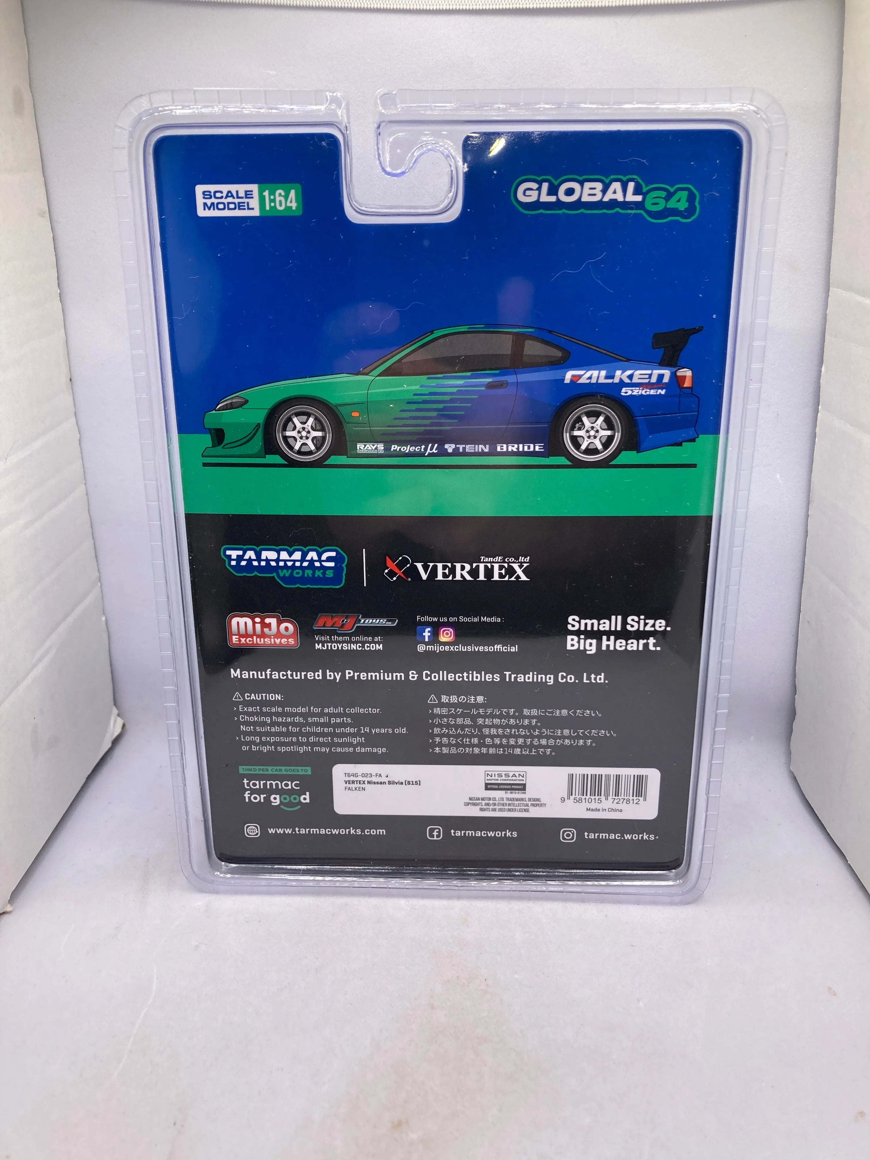 Tarmac Works Vertex Nissan Silvia (S15) Diecast