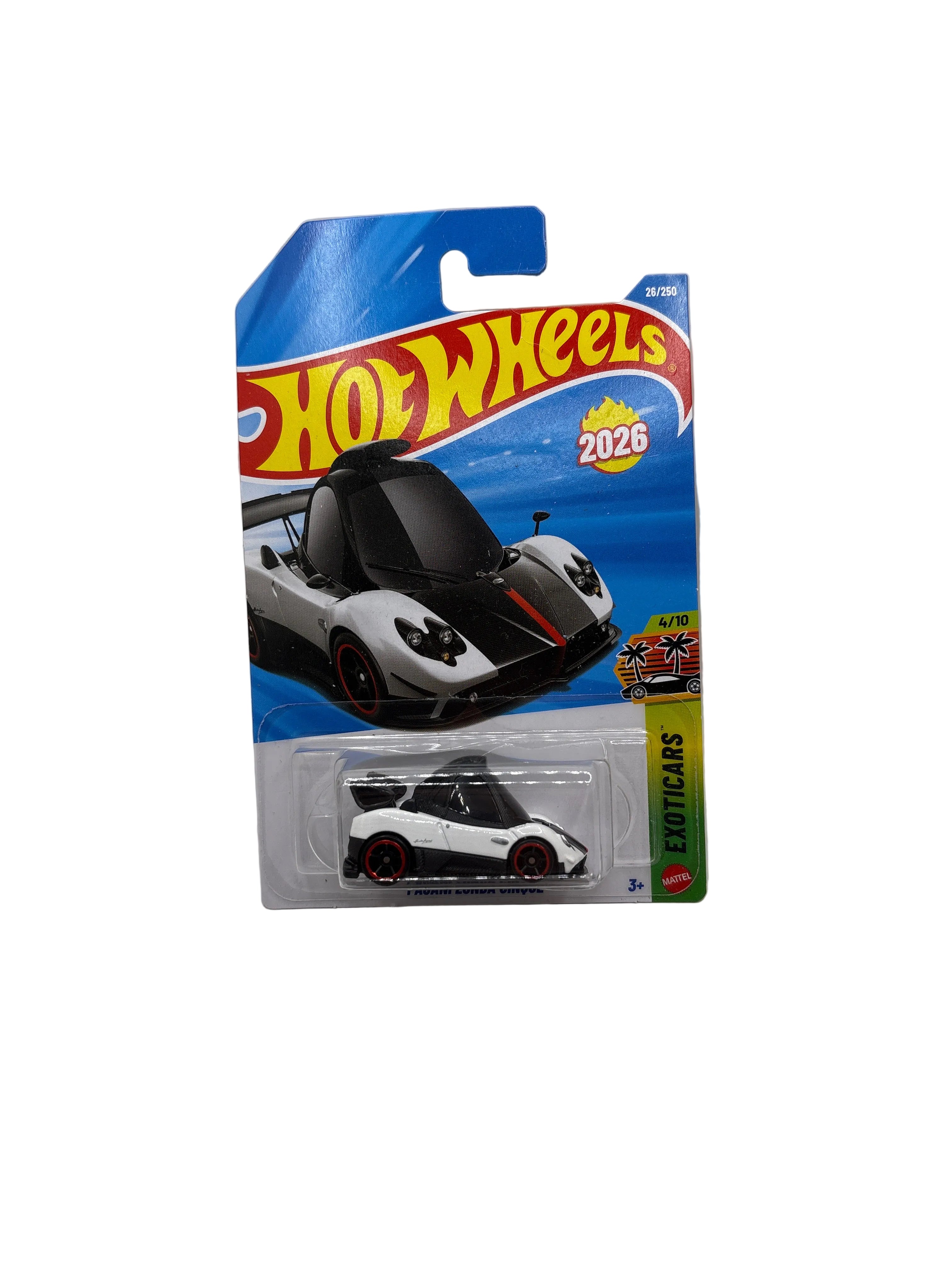 Hot Wheels Pagani Zonda Cinque Diecast white