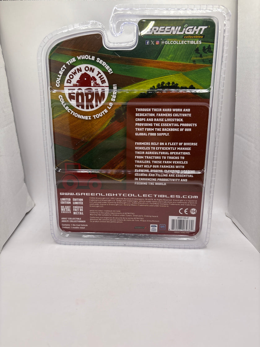 Greenlight Bale Throw Wagon Diecast