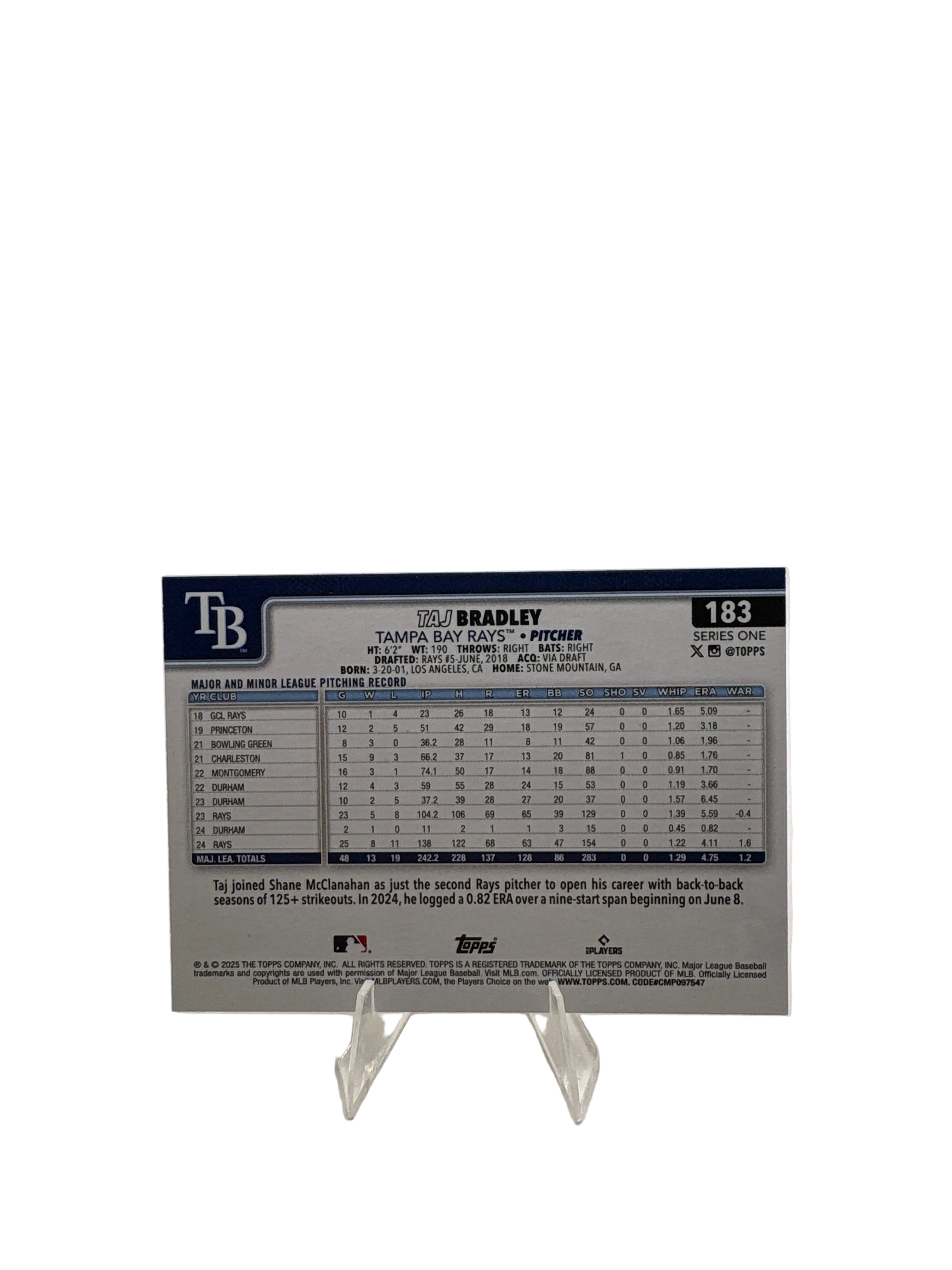 Topps Taj Bradley