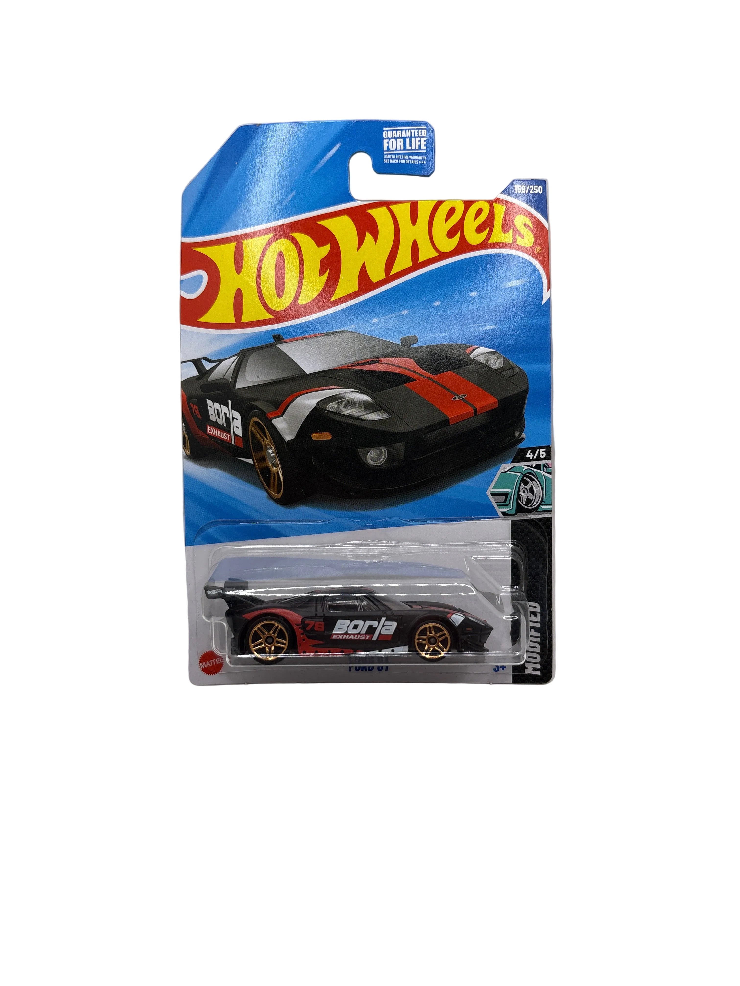 Hot Wheels Ford GT Diecast black