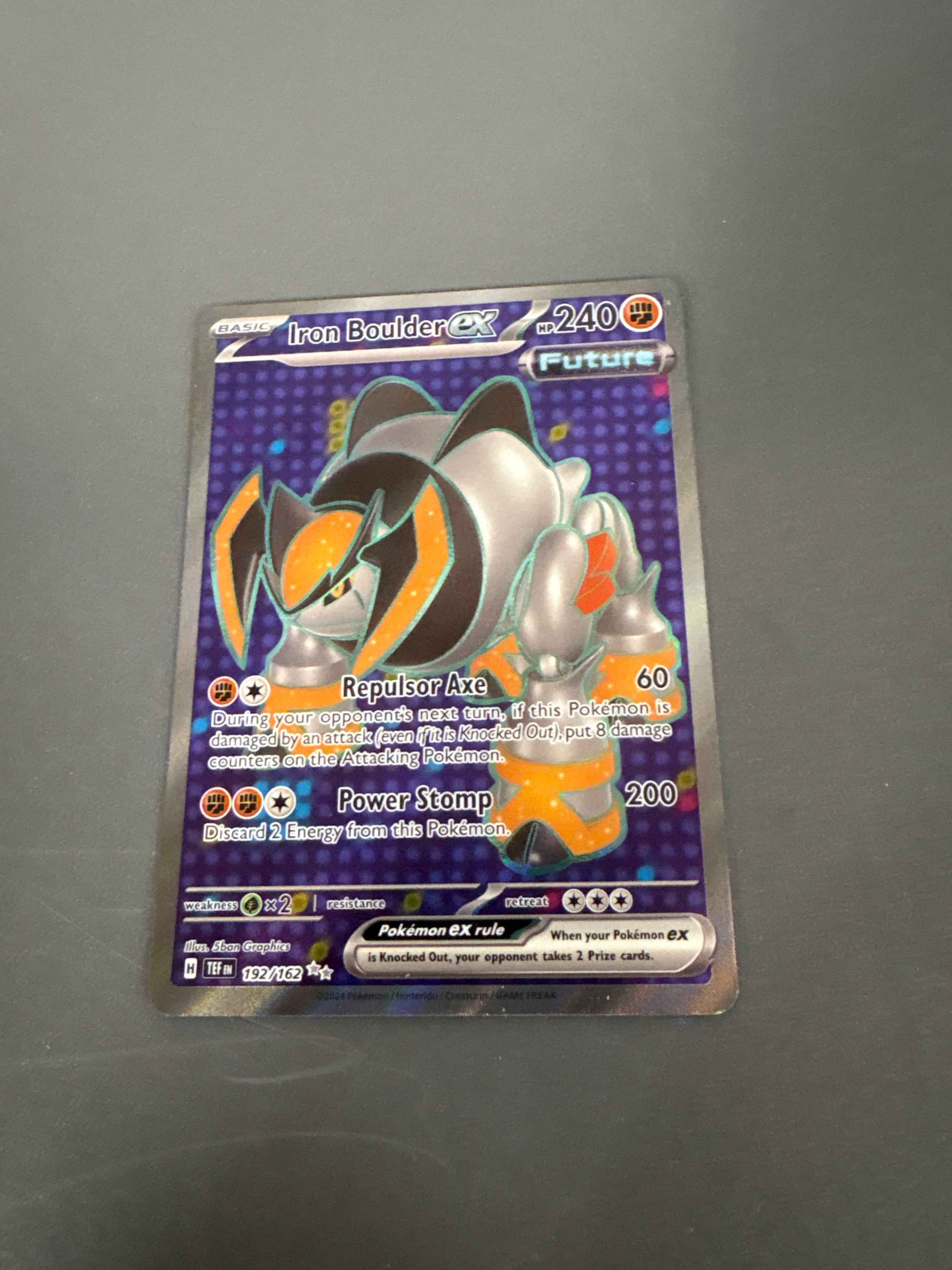 Pokemon Iron Boulder ex