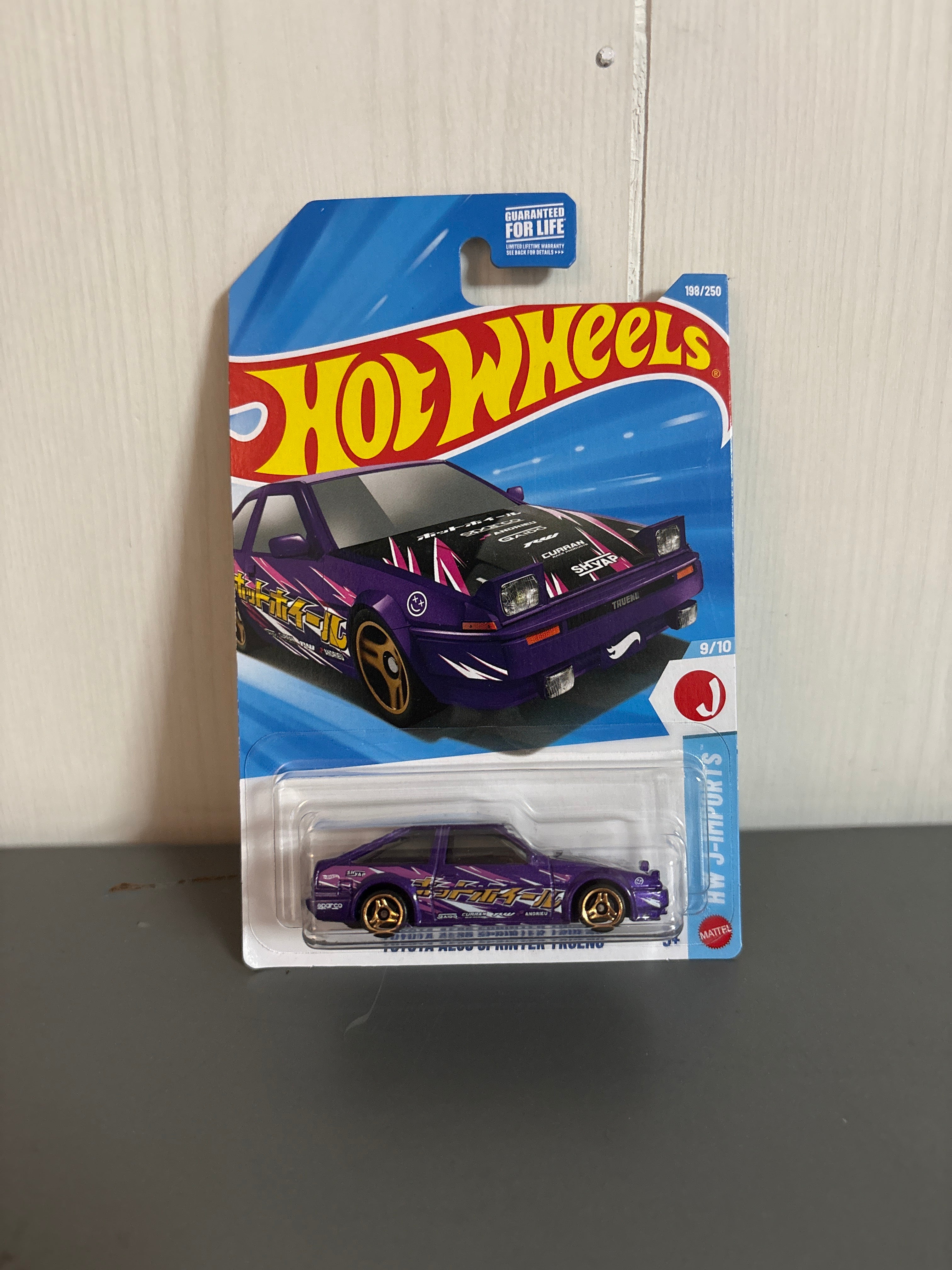 Hot Wheels Toyota AE86 Sprinter Trueno Diecast purple