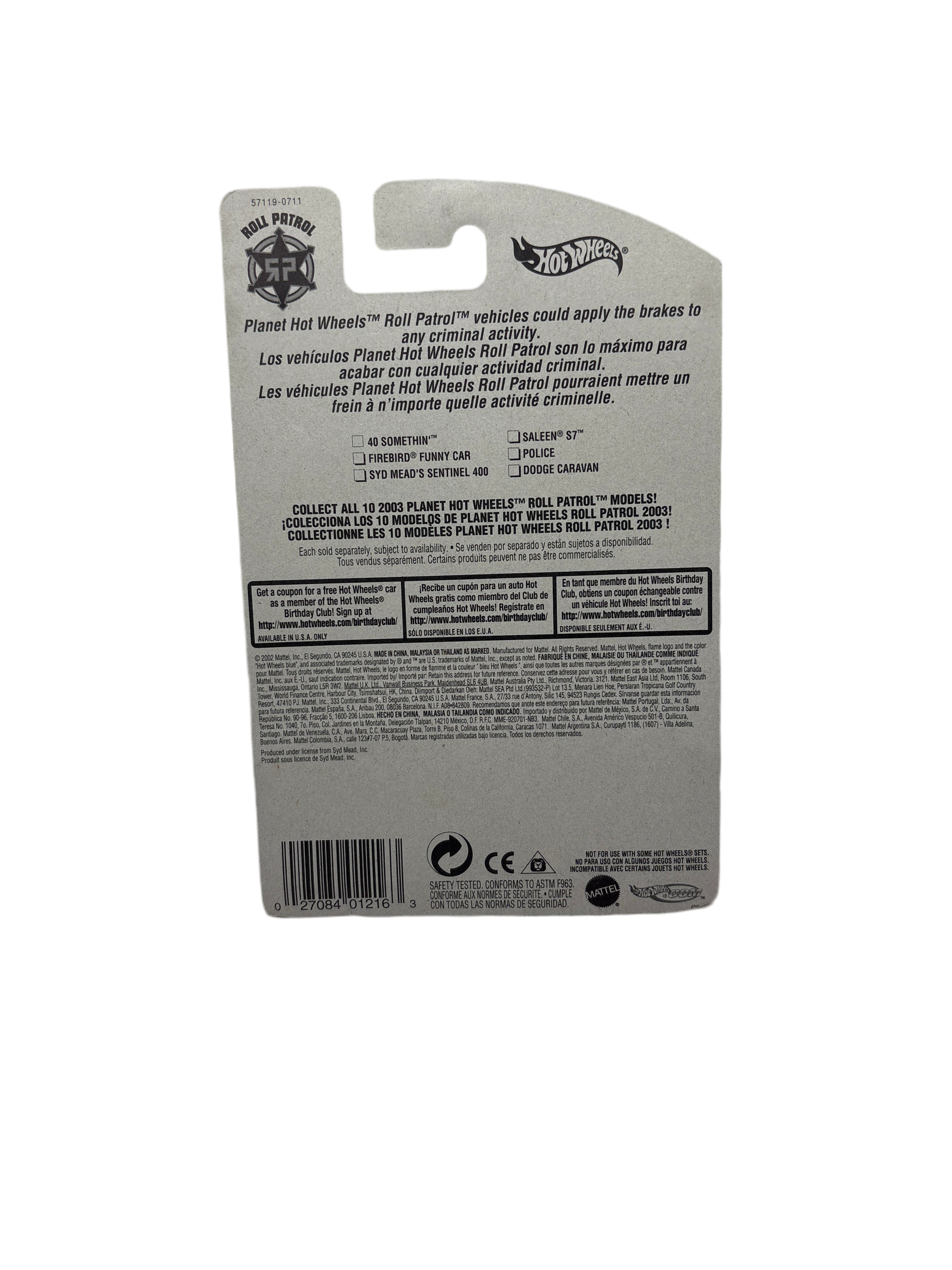 Hot Wheels Syd Mead’s Sentinel 400 Diecast