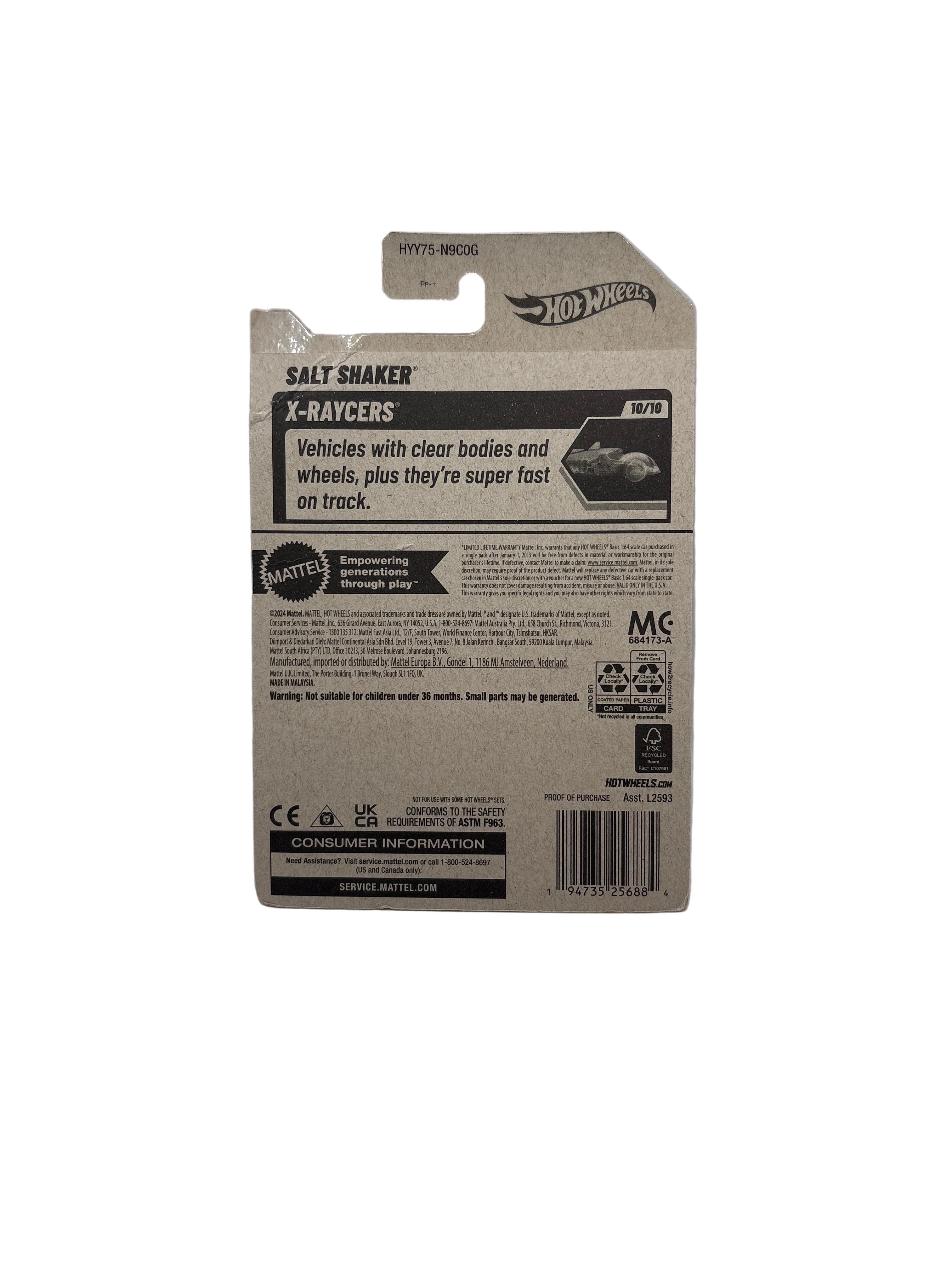Hot Wheels Salt Shaker Diecast