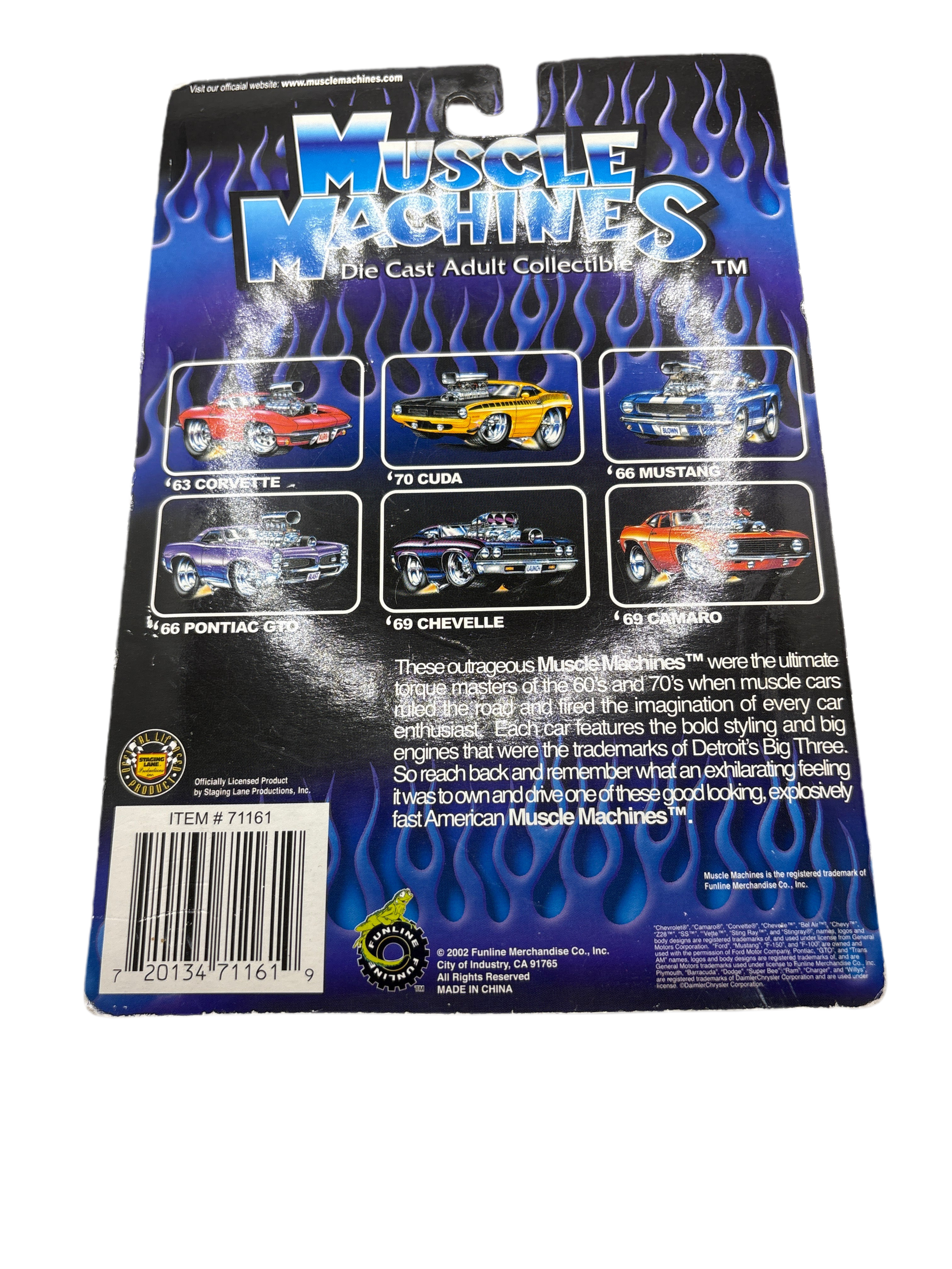 Muscle Machines 69 Charger Diecast multi color