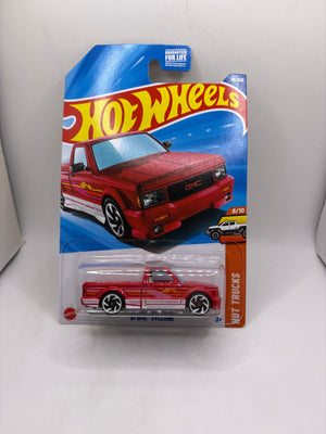Hot Wheels 91 GMC Syclone Diecast red