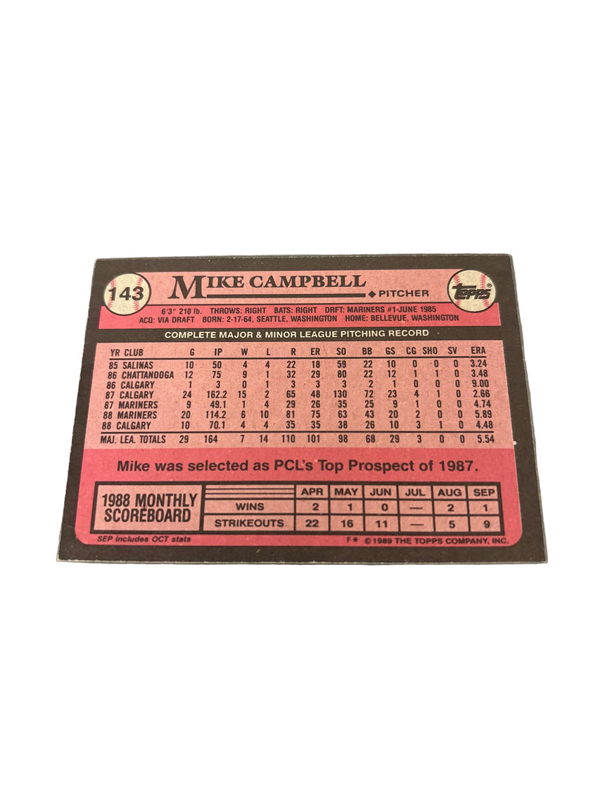 Topps Mike Campbell