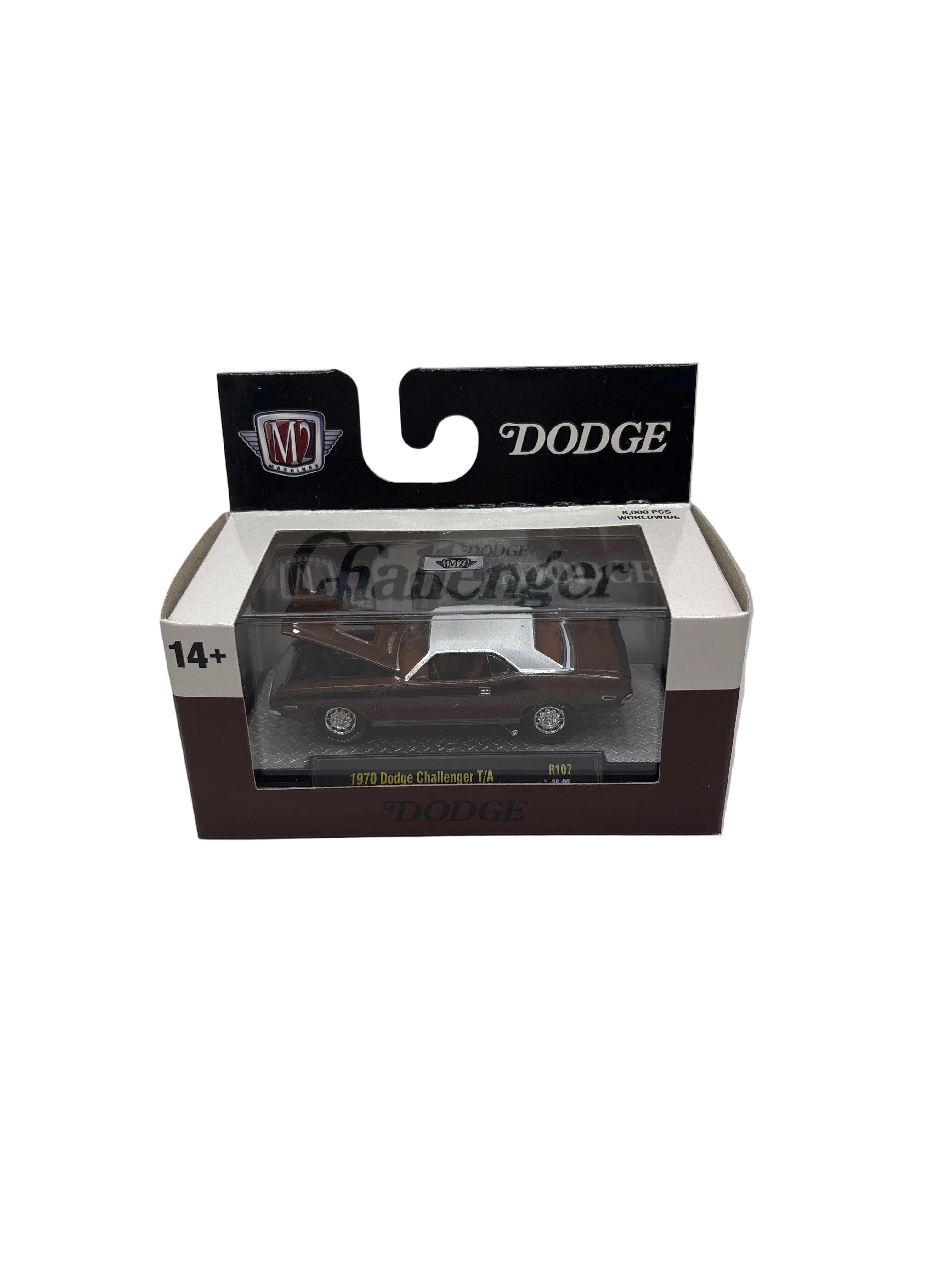 M2 1970 Dodge Challenger T/A Diecast brown