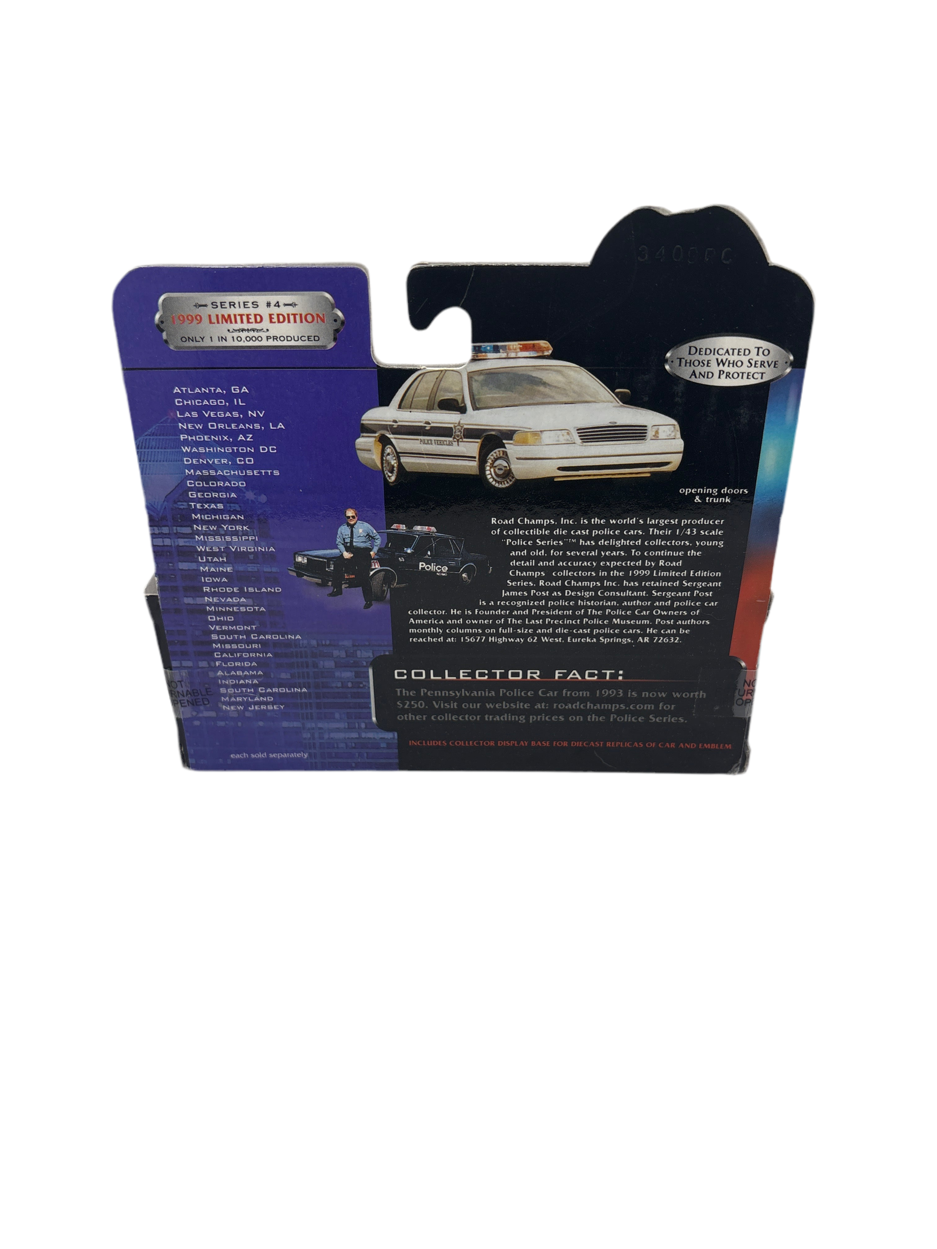 Road Champs Crown Victoria Diecast