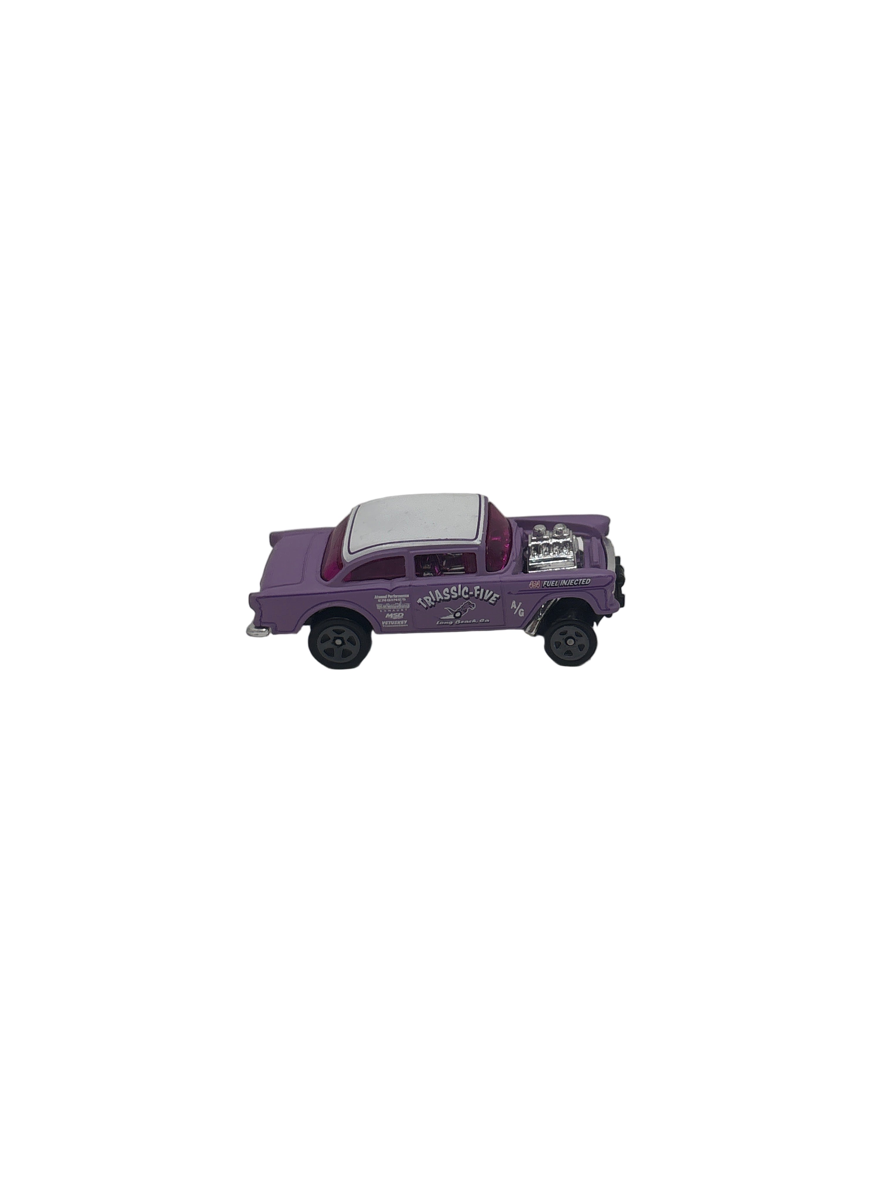 Hot Wheels 55 Chevy Bel Air Gasser Diecast purple