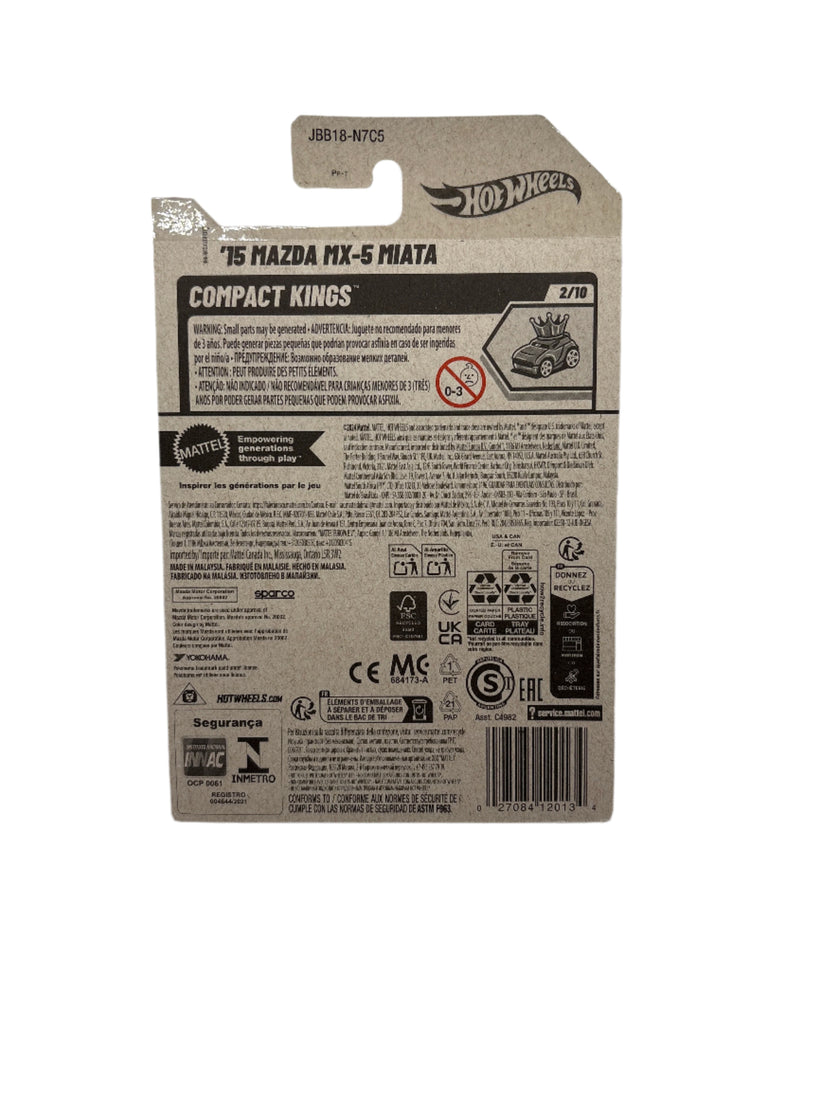Hot Wheels 15 Mazda MX-5 Miata Diecast