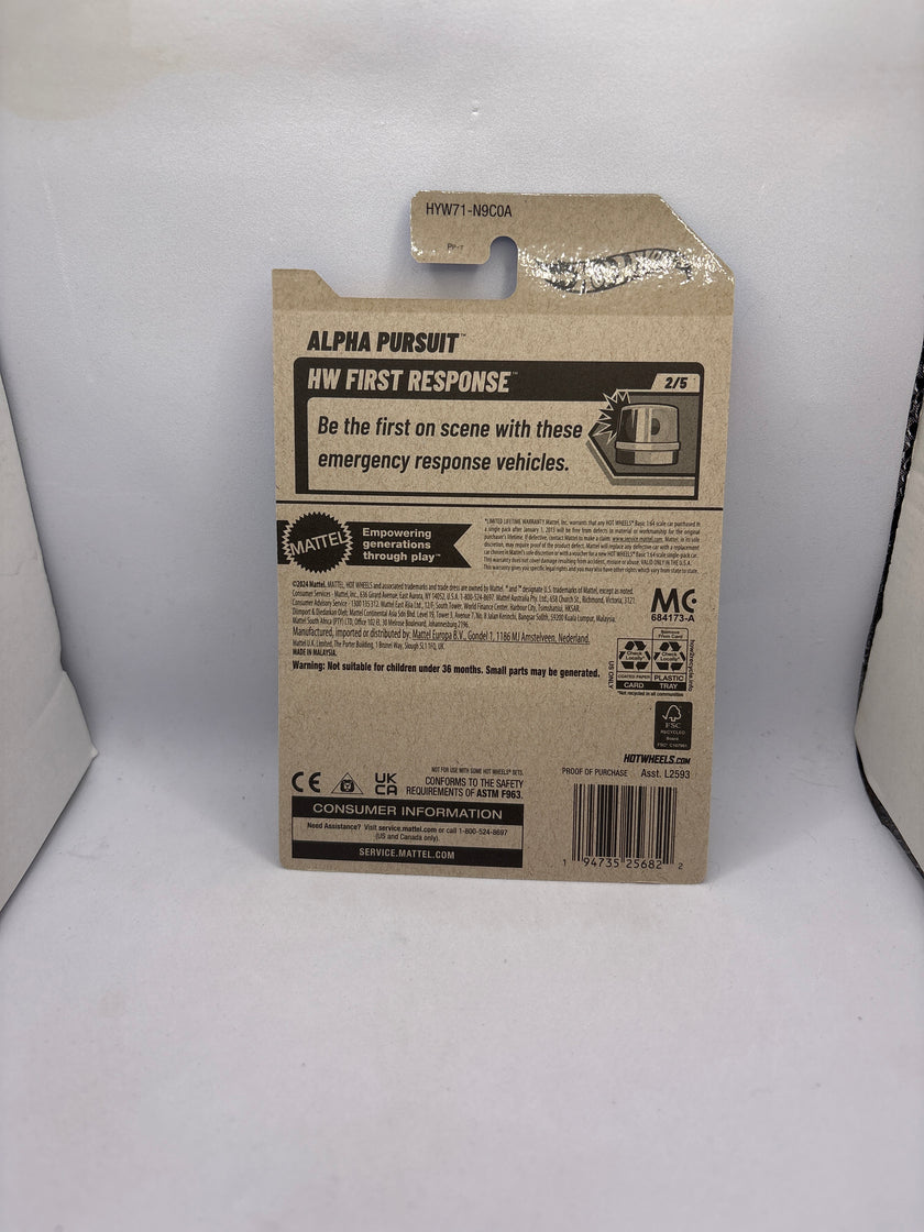 Hot Wheels Alpha Pursuit Diecast