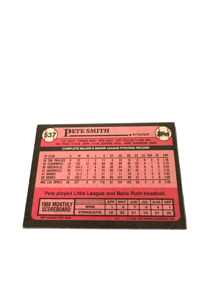 Topps Pete Smith