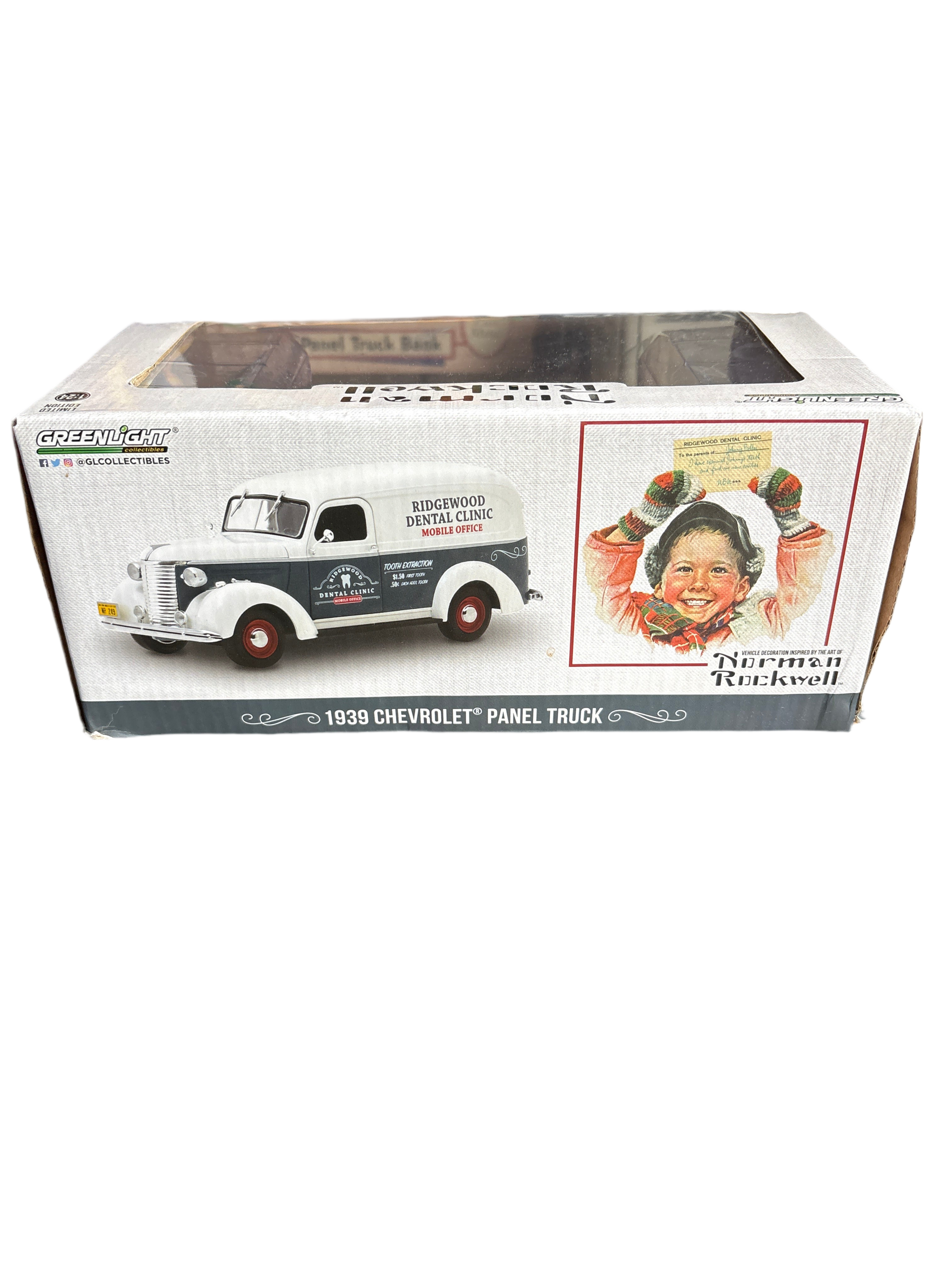Greenlight 1939 Chevrolet Panel Truck Diecast
