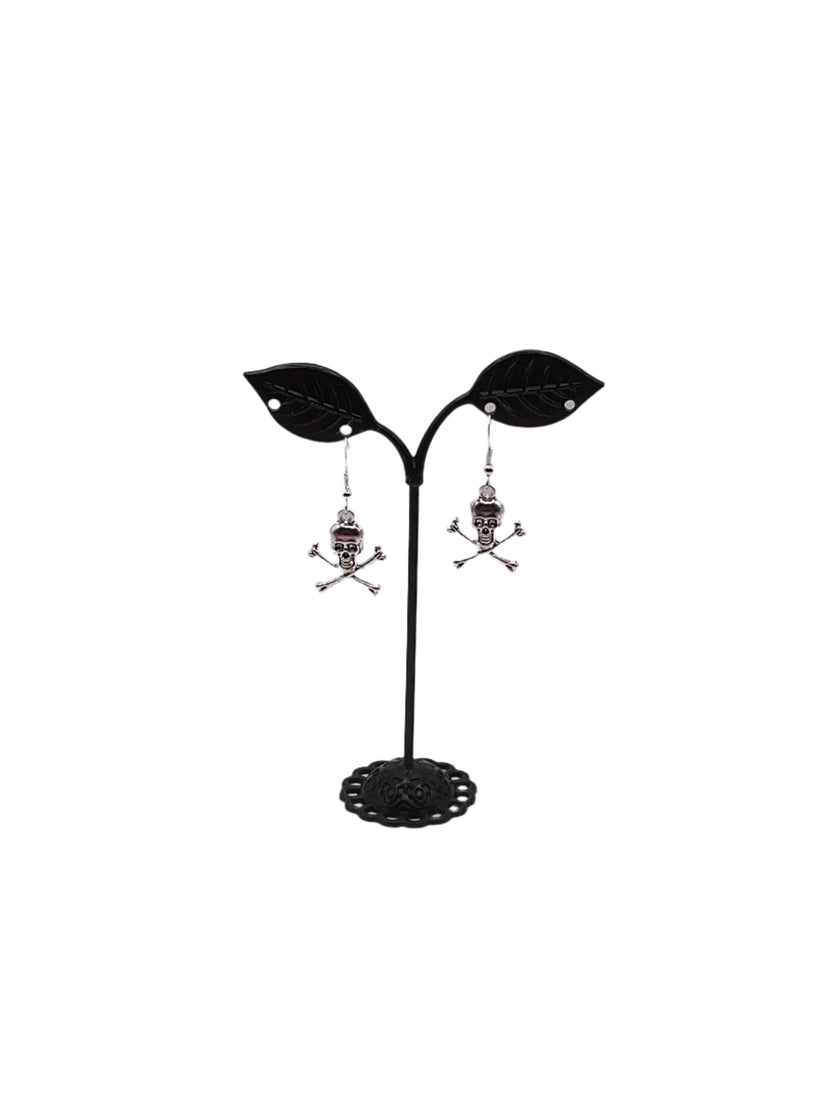 Skull and Cross Bone Earrings