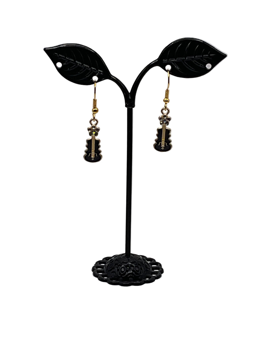 Musical instruments and note earrings