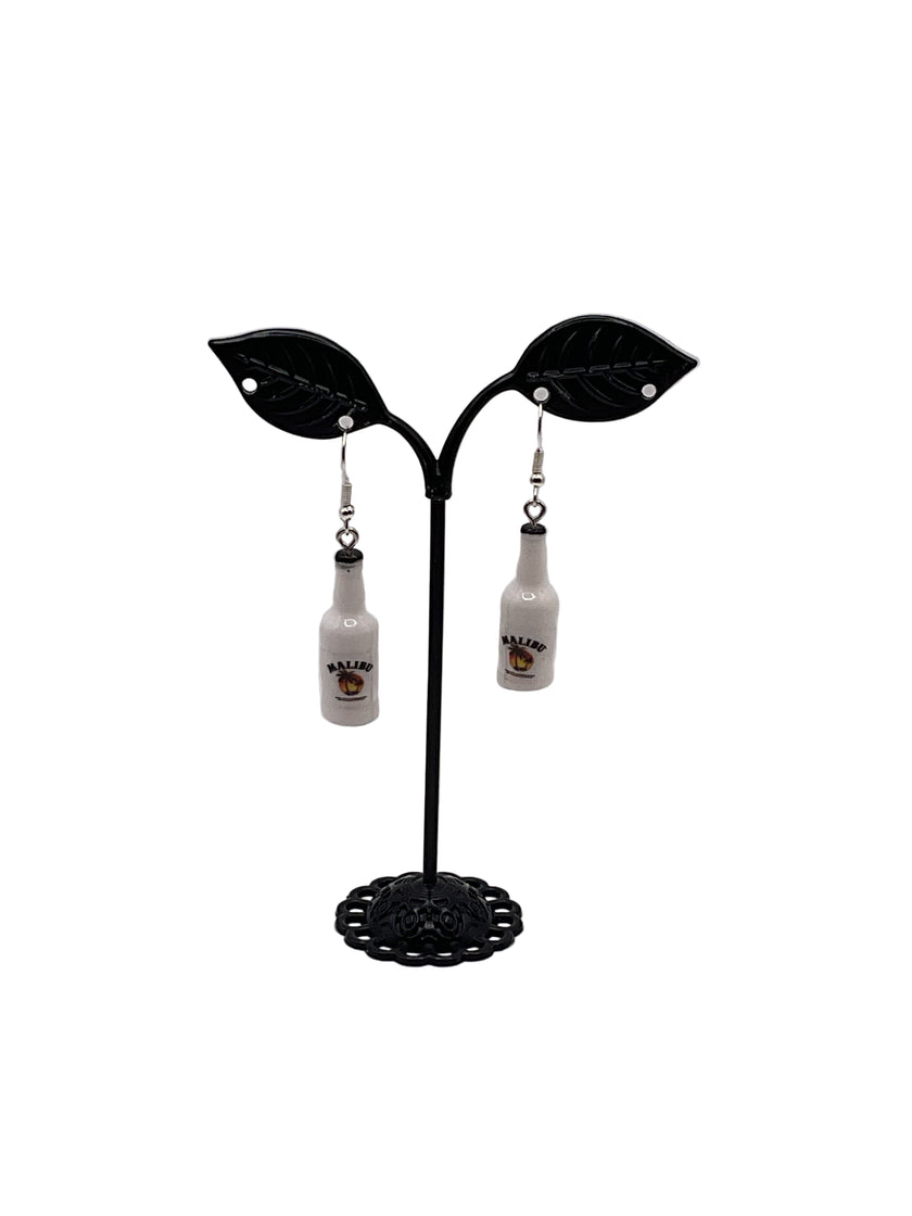 Malibu rum earrings