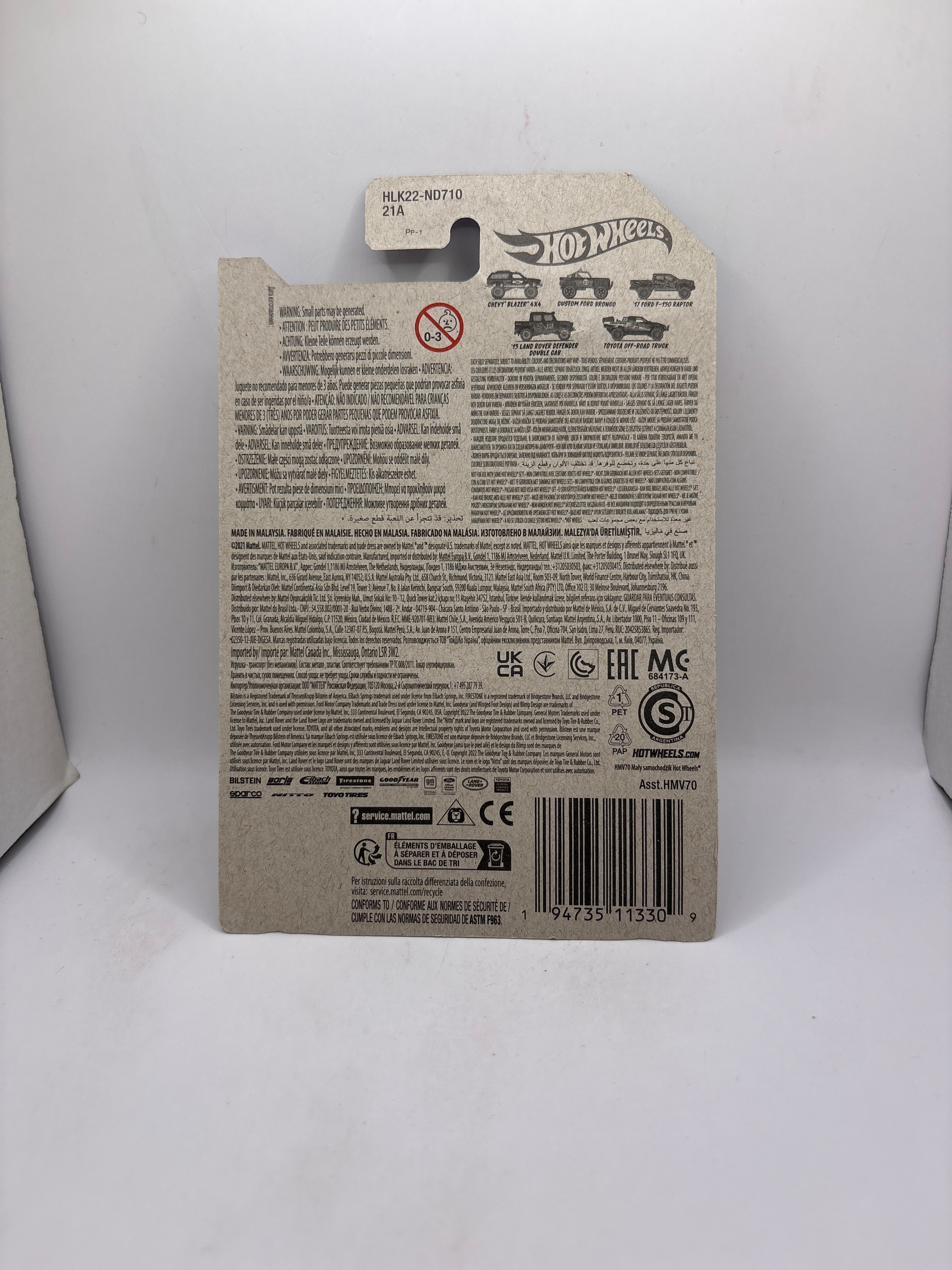 Hot Wheels 17 Ford F-150 Raptor Diecast