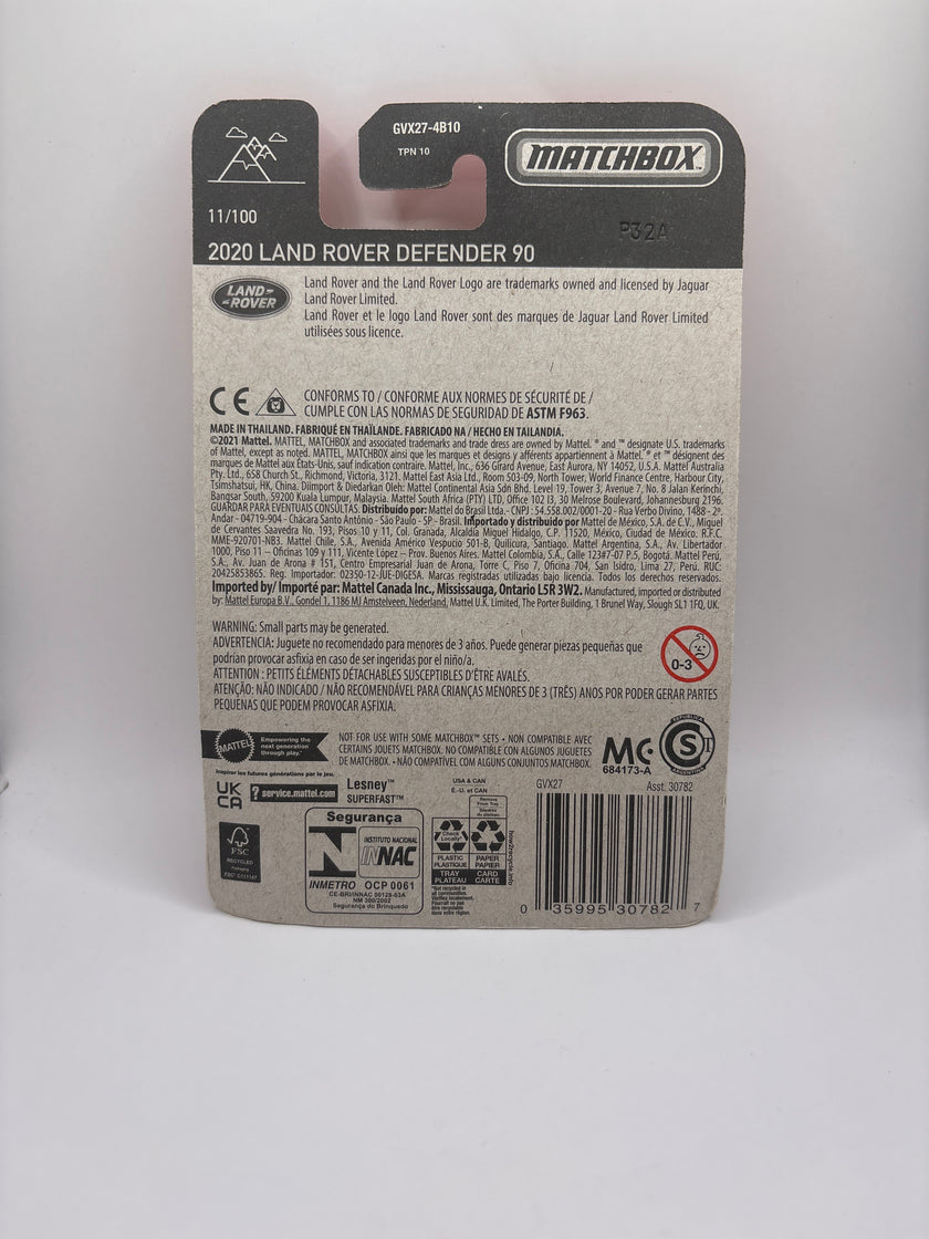 Matchbox 2020 Land Rover Defender 90 Diecast