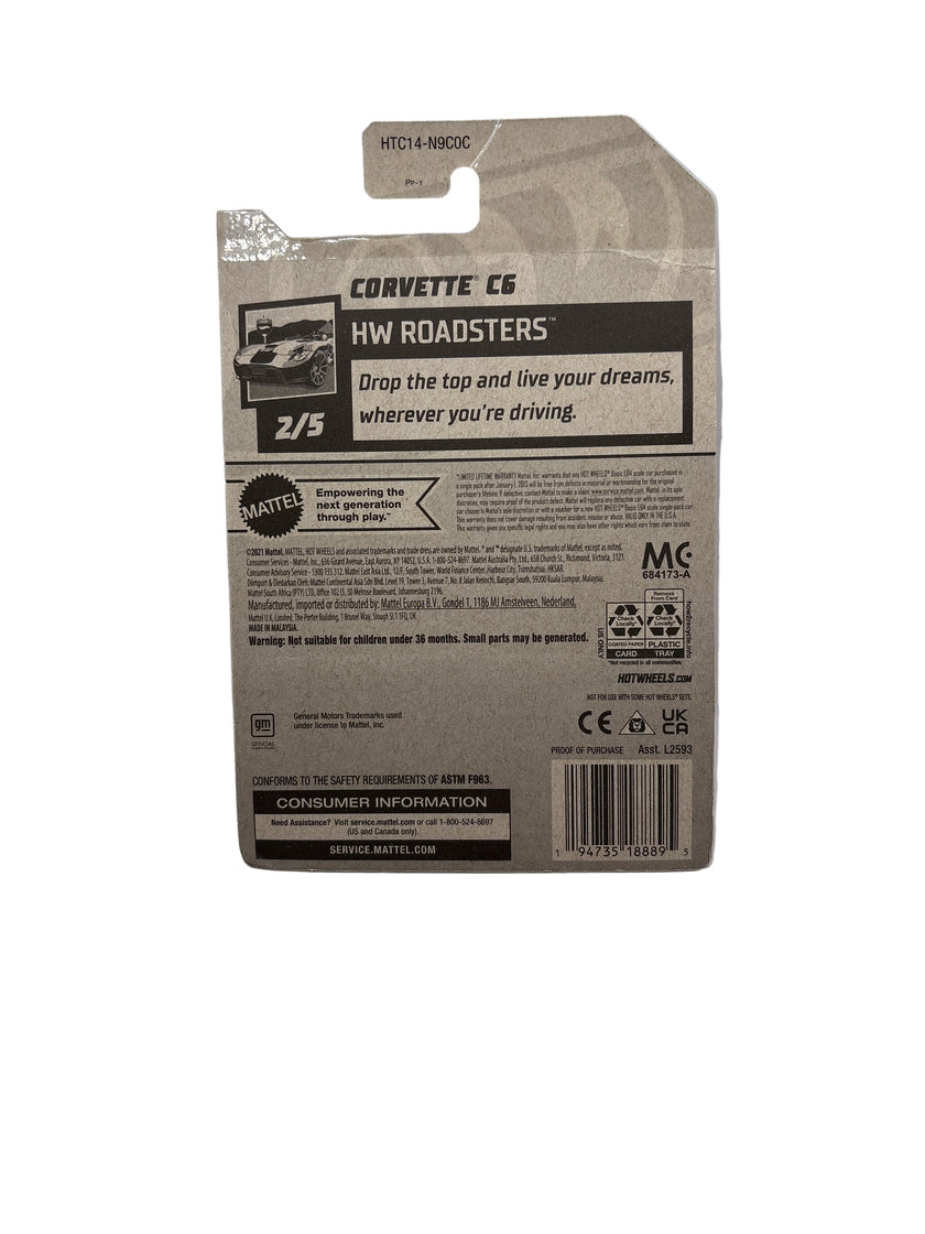Hot Wheels Corvette C6 Diecast