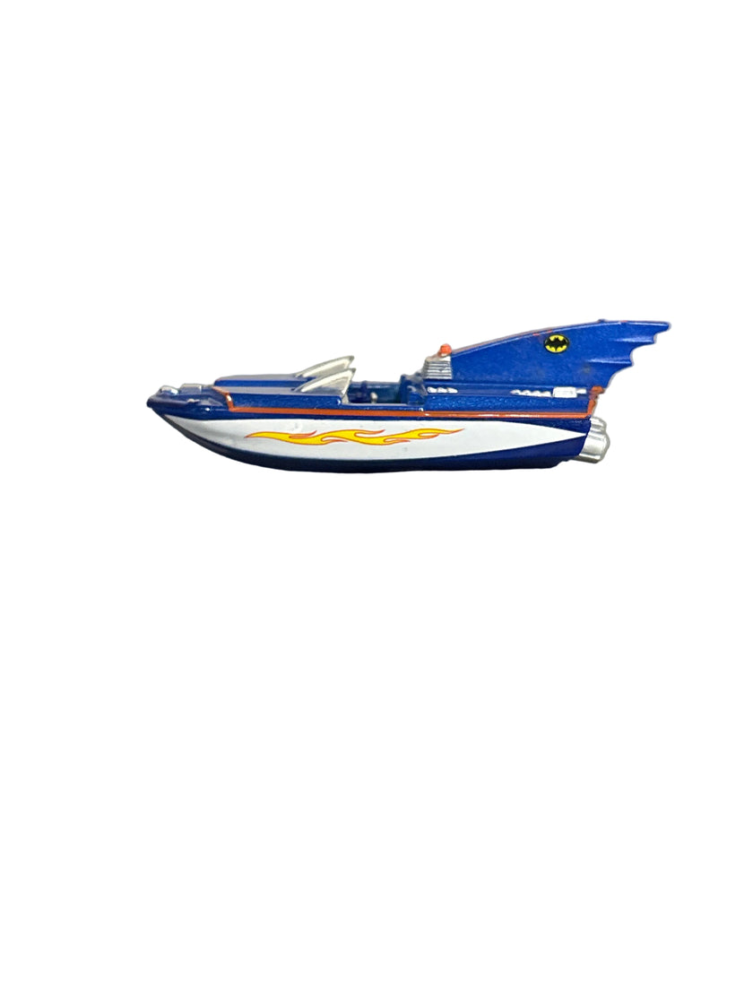 Hot Wheels Bat Boat Diecast blue