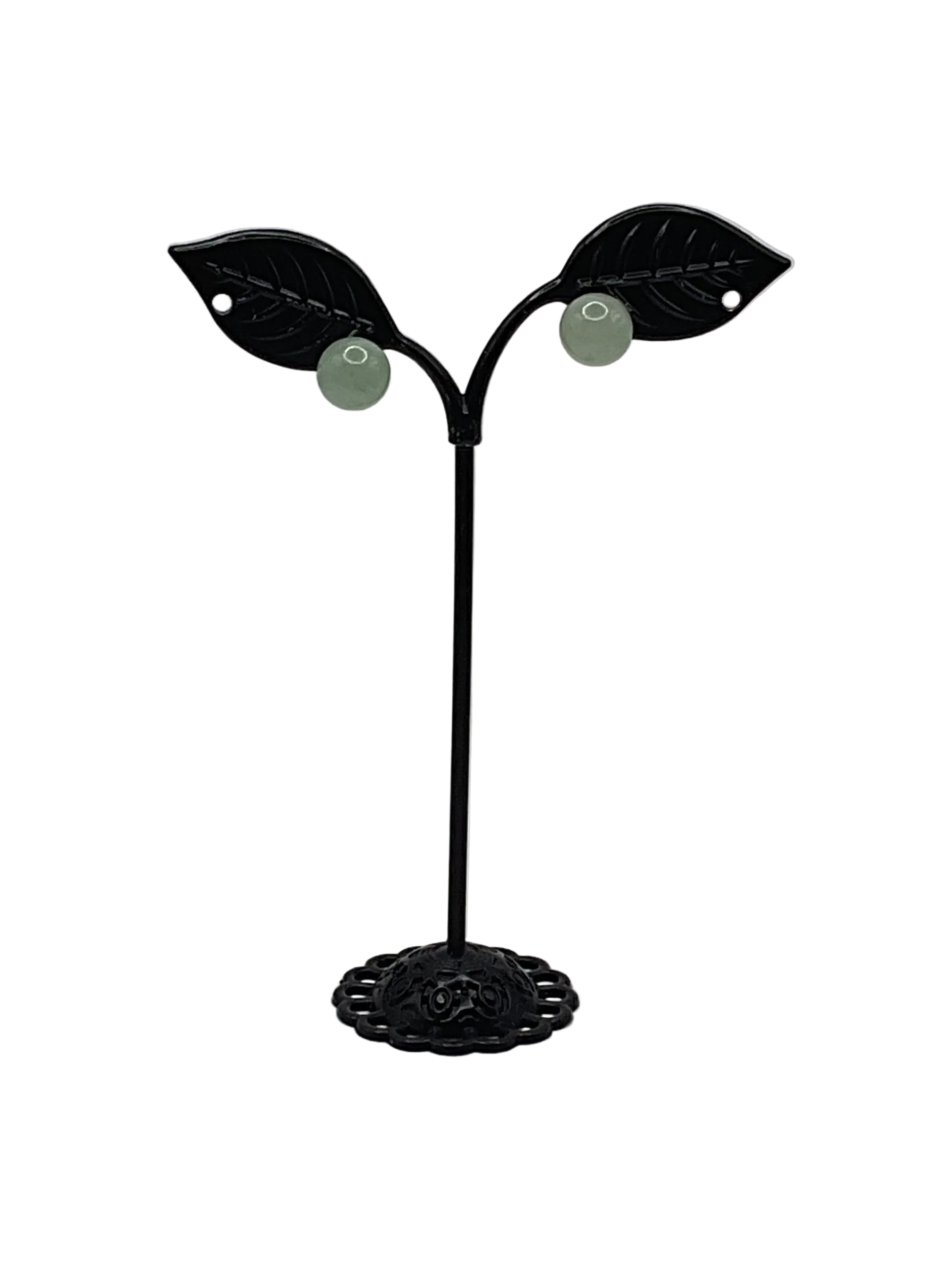 Round Stone Earrings