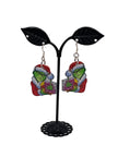 Grinch Christmas Earrings