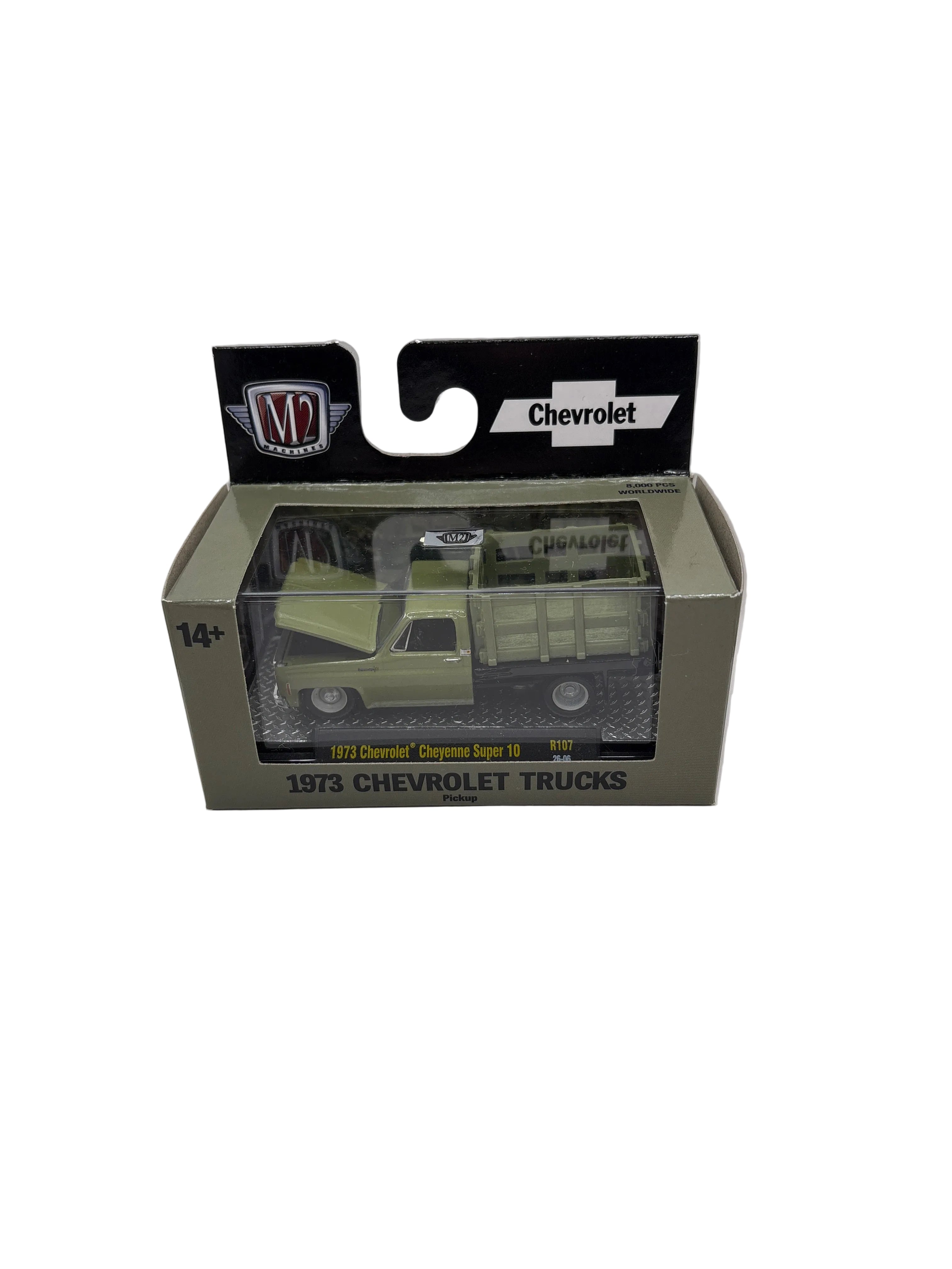 M2 1973 Chevrolet Cheyenne Super 10 Diecast green