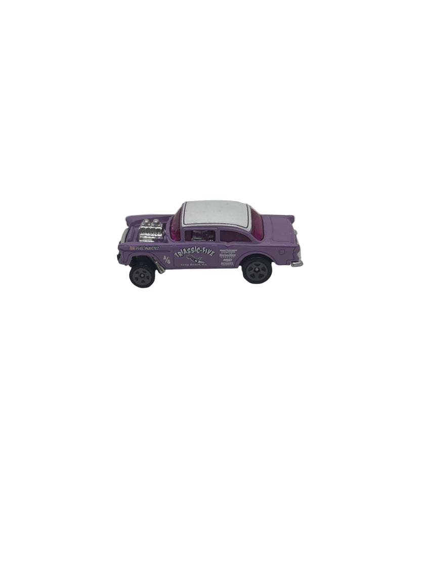 Hot Wheels 55 Chevy Bel Air Gasser Diecast purple