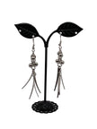 Silver earrings