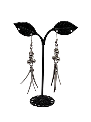 Silver earrings