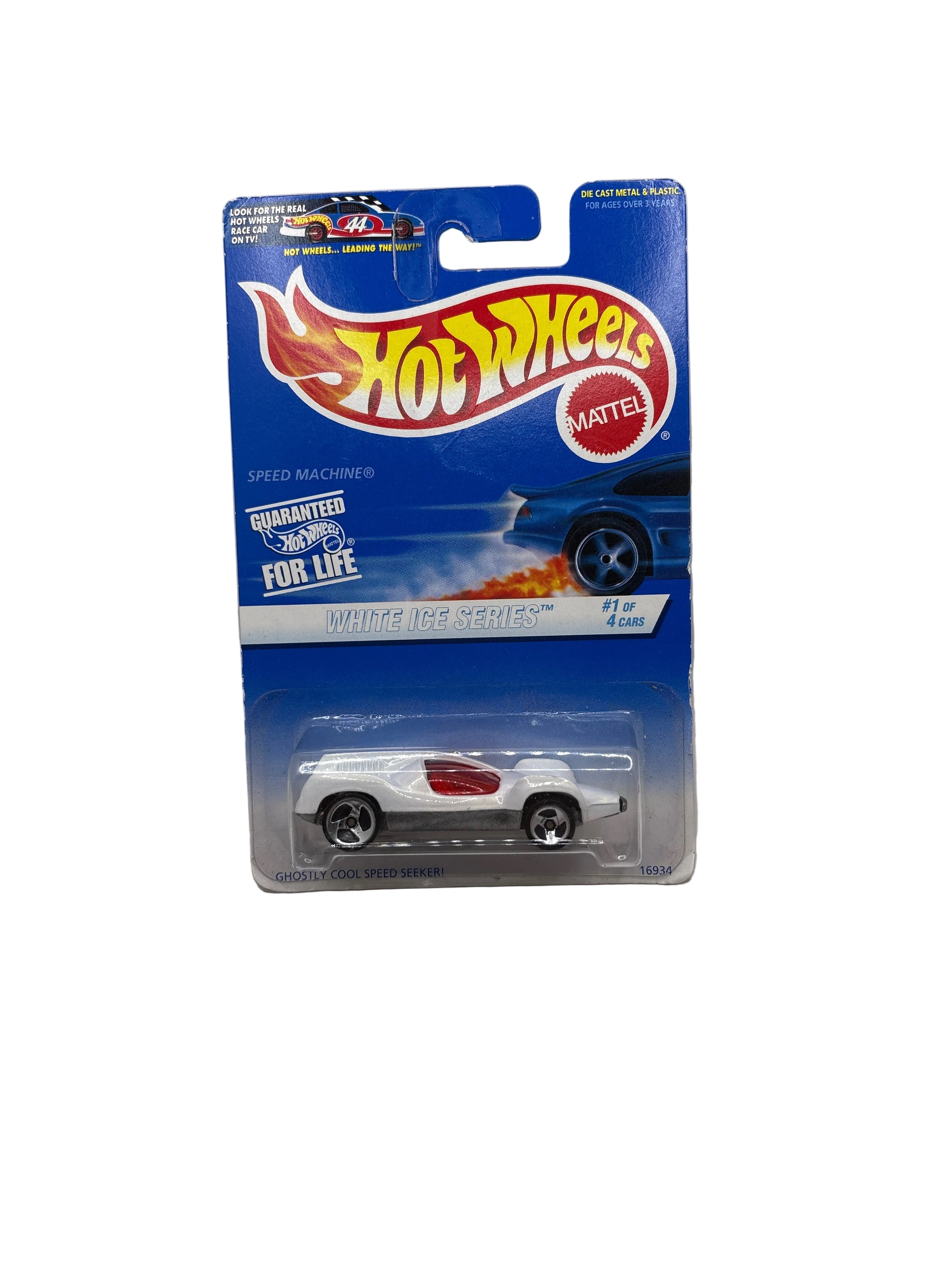 Hot Wheels Speed Machine Diecast white
