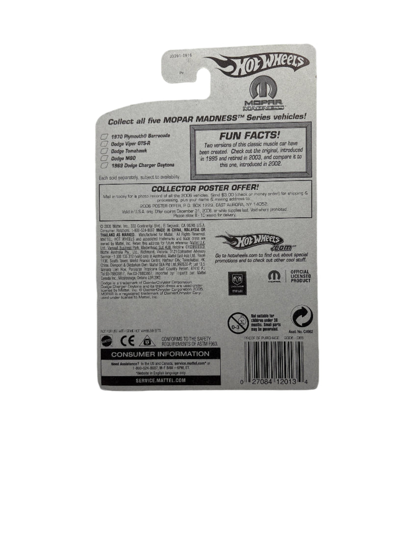 Hot Wheels 1969 Dodge Charger Daytona Diecast