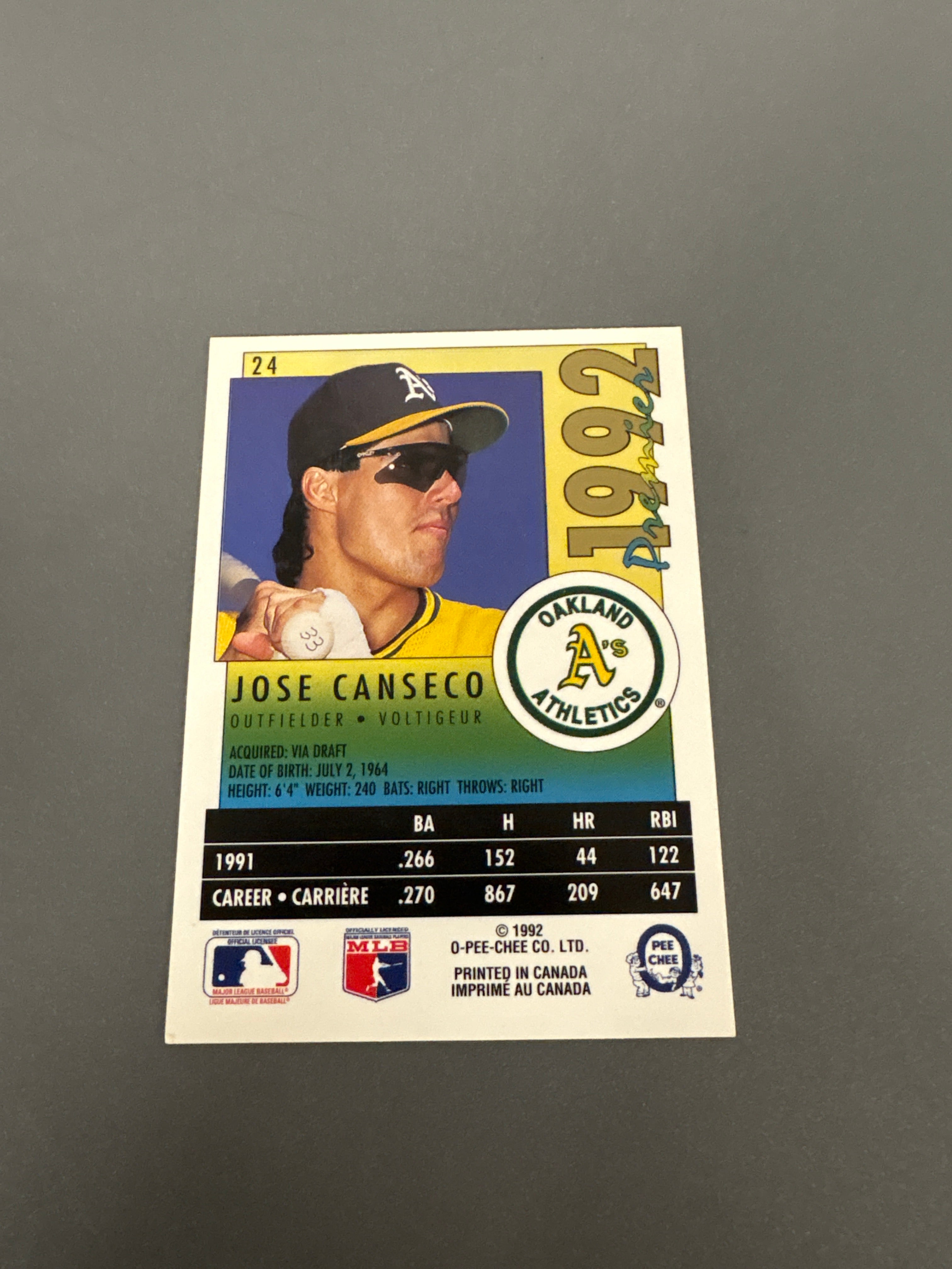 Premier Jose Canseco