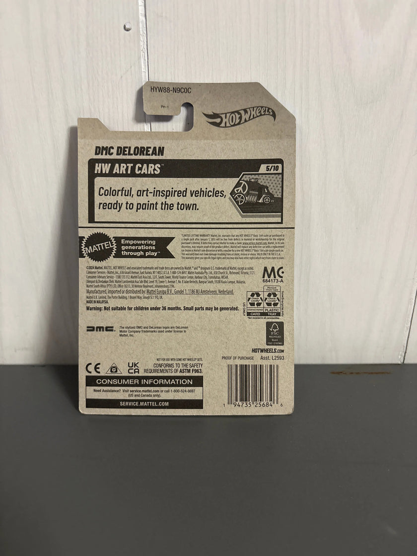 Hot Wheels DMC DeLorean Diecast